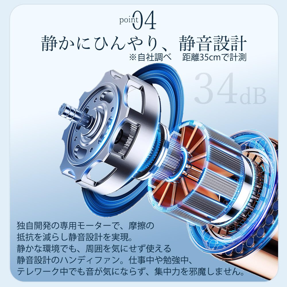Smaly YNG-IF200 Peltier Type-c USB Rechargeable Handheld Fan, Desktop Fan, Small, Portable, Mini, Cool, Powerful, Summer Use, Handy Fan