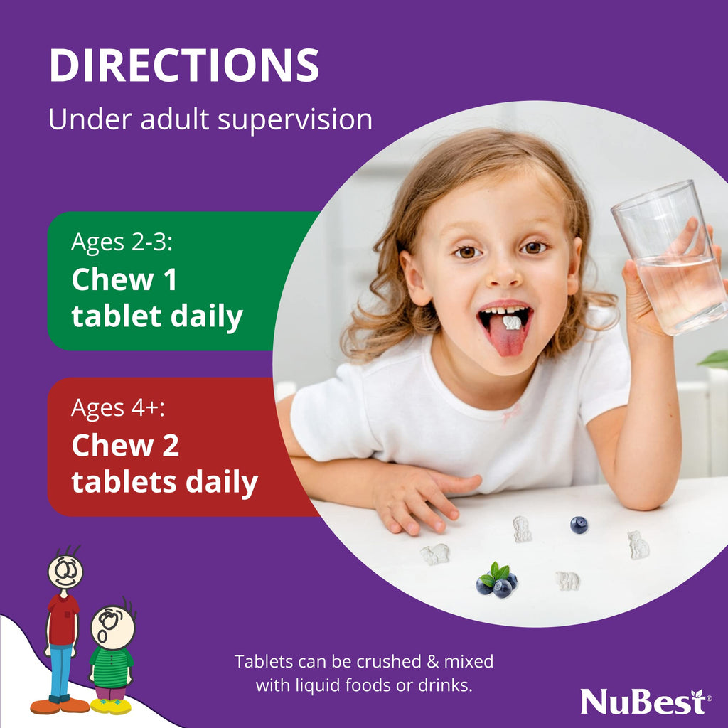 NuBest Bundle Tall 10+ 60 Capsules Tall Kids 90 Chewable Tablets | Height Growth Support for Kids & Teens | Calcium, Vitamins D3 K2, Collagen & Herbal Blend