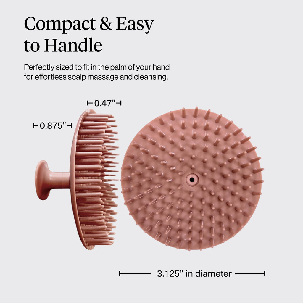 Kitsch Scalp Massager for Hair Care - Shampoo Brush Scalps - Terracotta