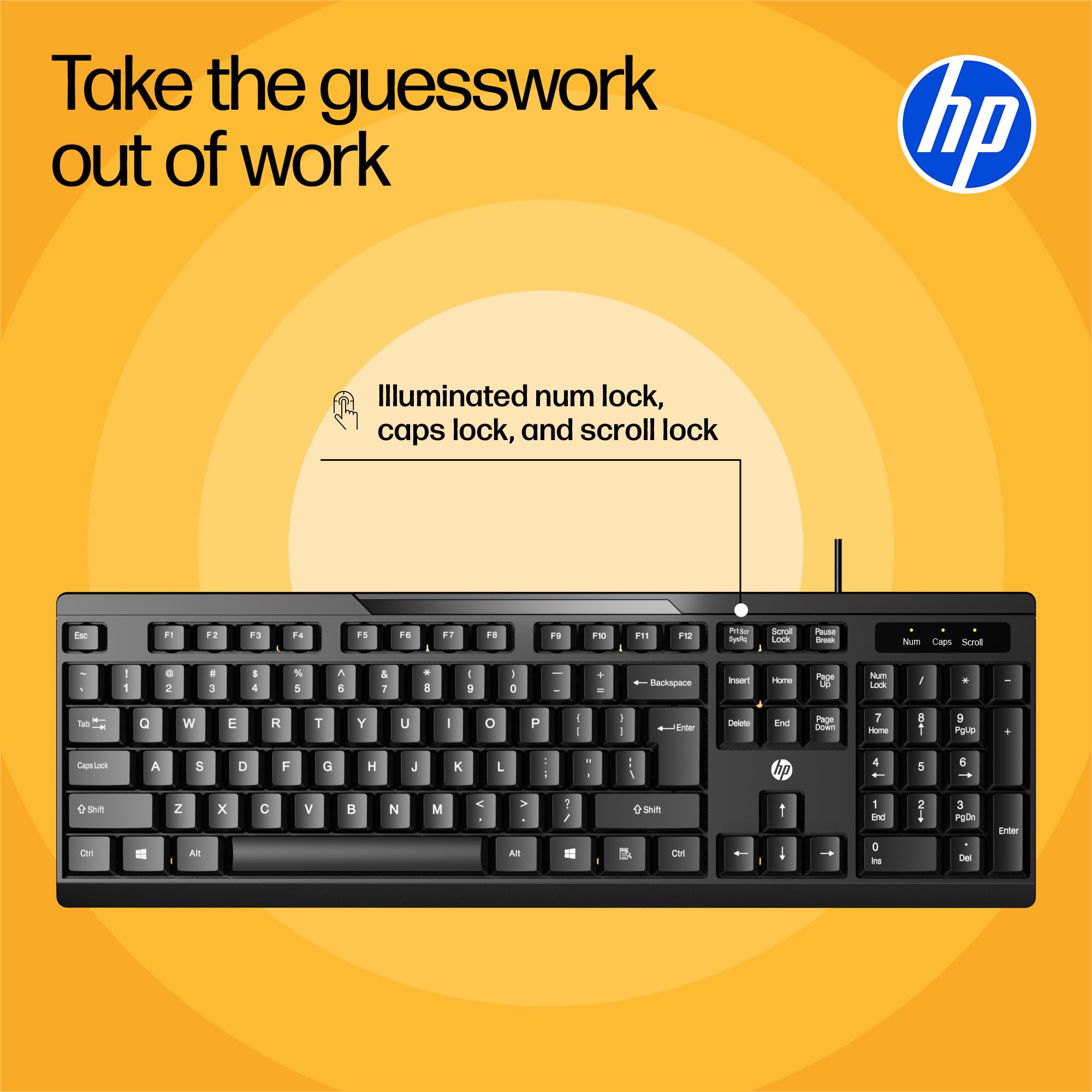 HP Teclado con cable K120