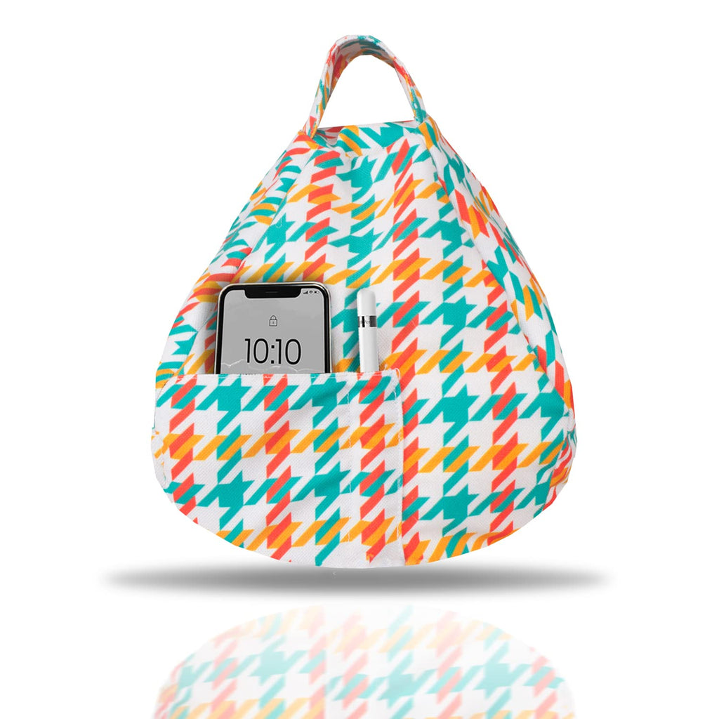 Cojín para tableta y cojín para iPad, soporte para iPad para cama, soporte para tableta para cama, soporte para libro y lector electrónico, accesorios para iPad (pata de gallo)
