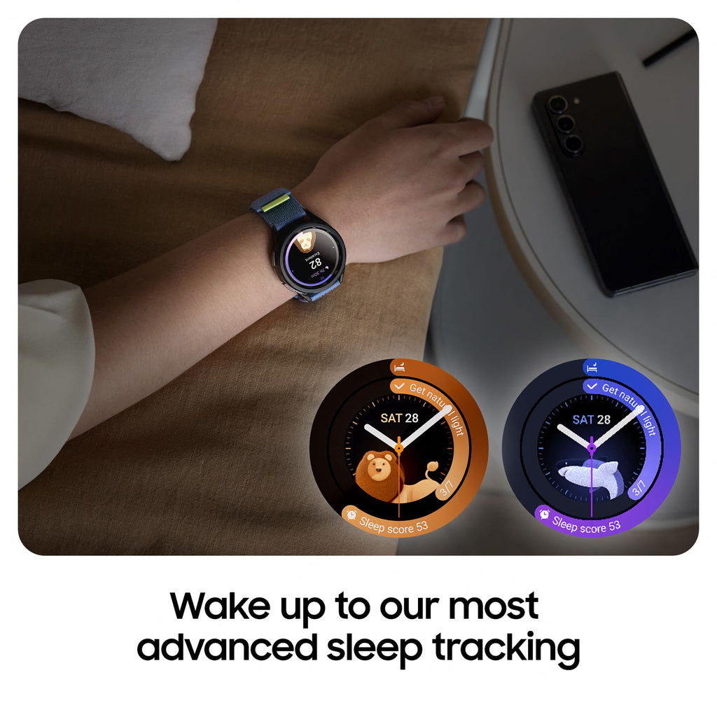 Samsung Galaxy Watch6 Classic Smart Watch, Fitness Tracker, LTE, 47mm, Black, 3 Year Extended Warranty (UK Version)