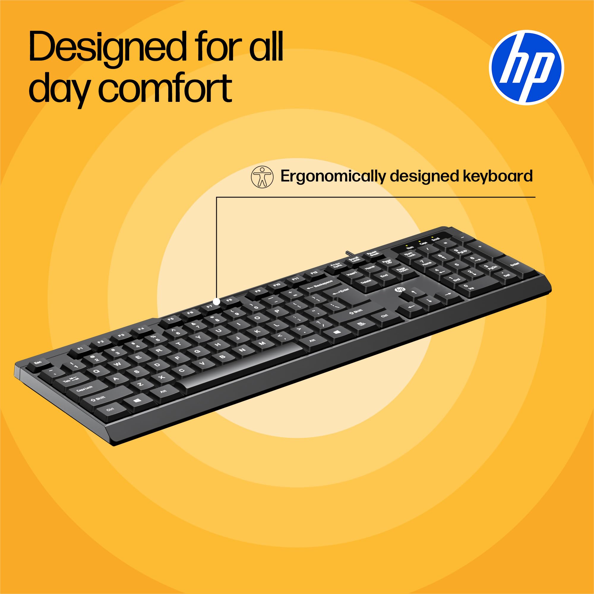 HP Teclado con cable K120