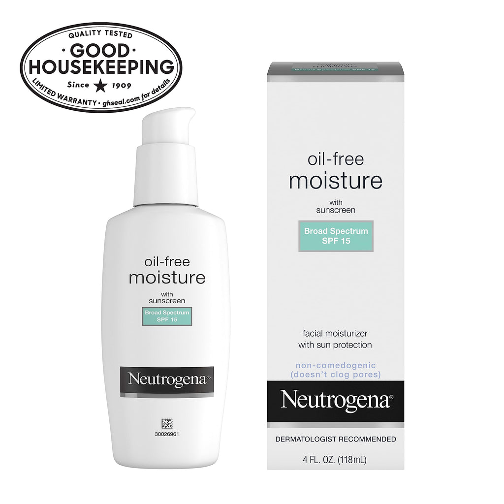Neutrogena Oil-Free Moisture With Broad Spectrum Spf 15 Sunscreen, 4 Fl. Oz.