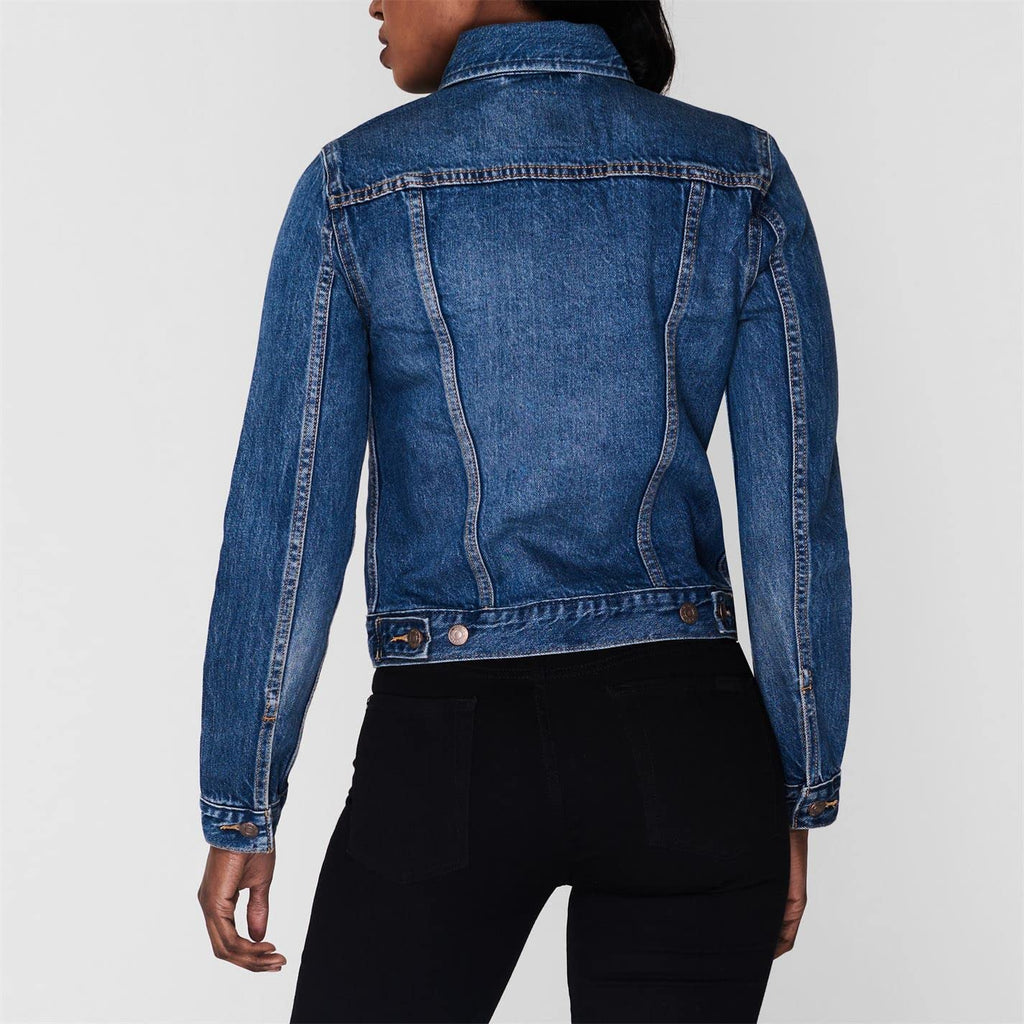 Levi's Original Trucker Chaqueta vaquera Mujer, Soft As Butter Dark, M
