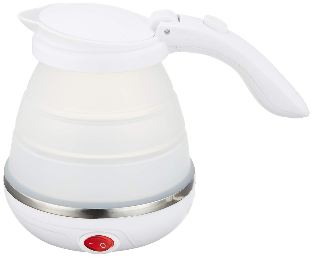 miyoshi co.ltd MCO collapsible travel kettle 500ml voltage switchable White MBE-TK02 / WH