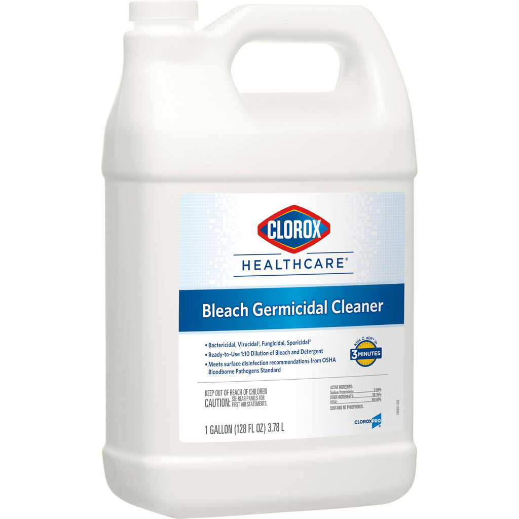 Clorox Healthcare Bleach Germicidal Cleaner Refill, 128 Fluid Ounces (Package May Vary)