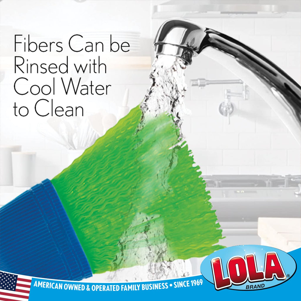 LOLA Whisk Broom, Hand Brush, 6 Pack, Durable Bristles, Whisks Away Dirt & Debris, Compact, Hang Hole for Easy Storage, Indoor/Outdoor