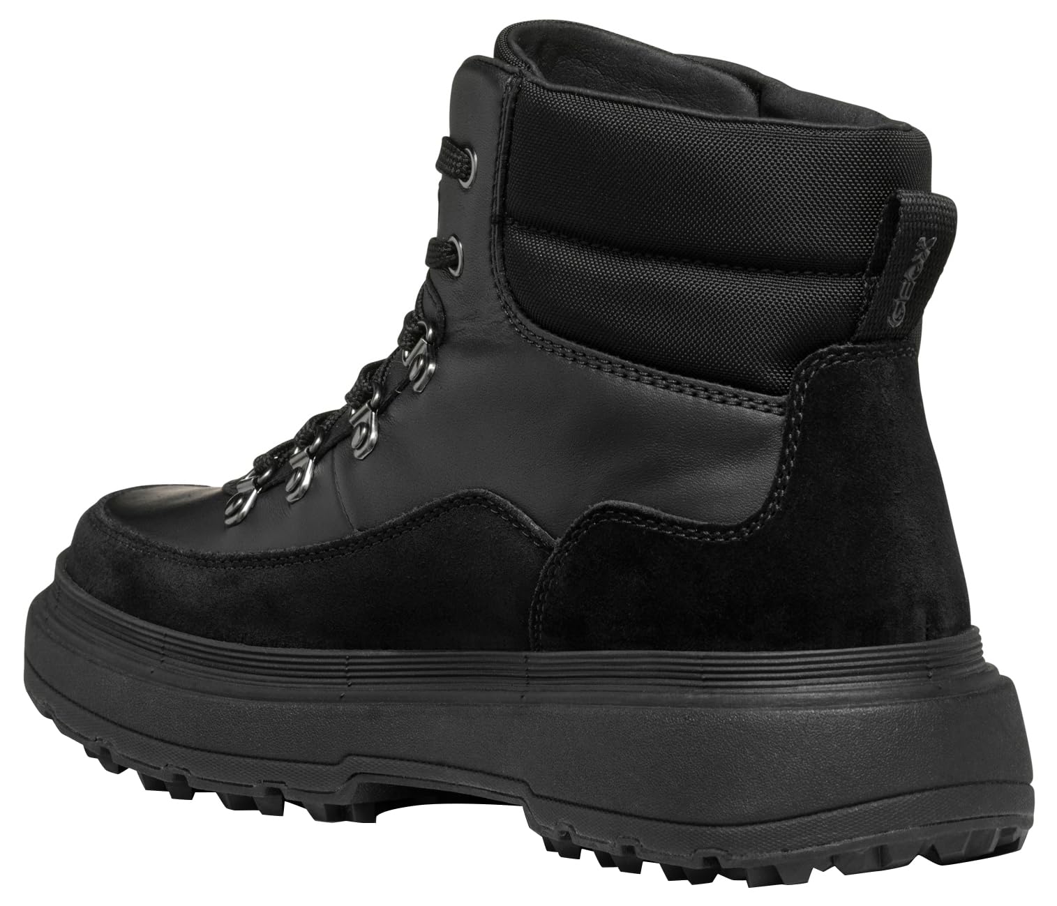 Geox D Lamidie + Grip ABX, Bota de Tobillo Mujer, Black, 37 EU