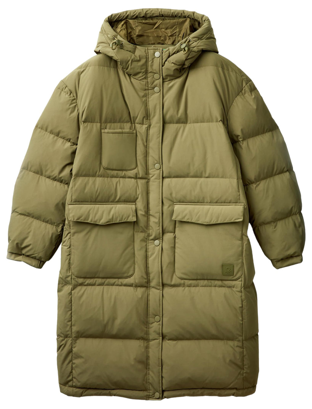 United Colors of Benetton Chaqueta 2jf8dn060, Verde, XL para Mujer