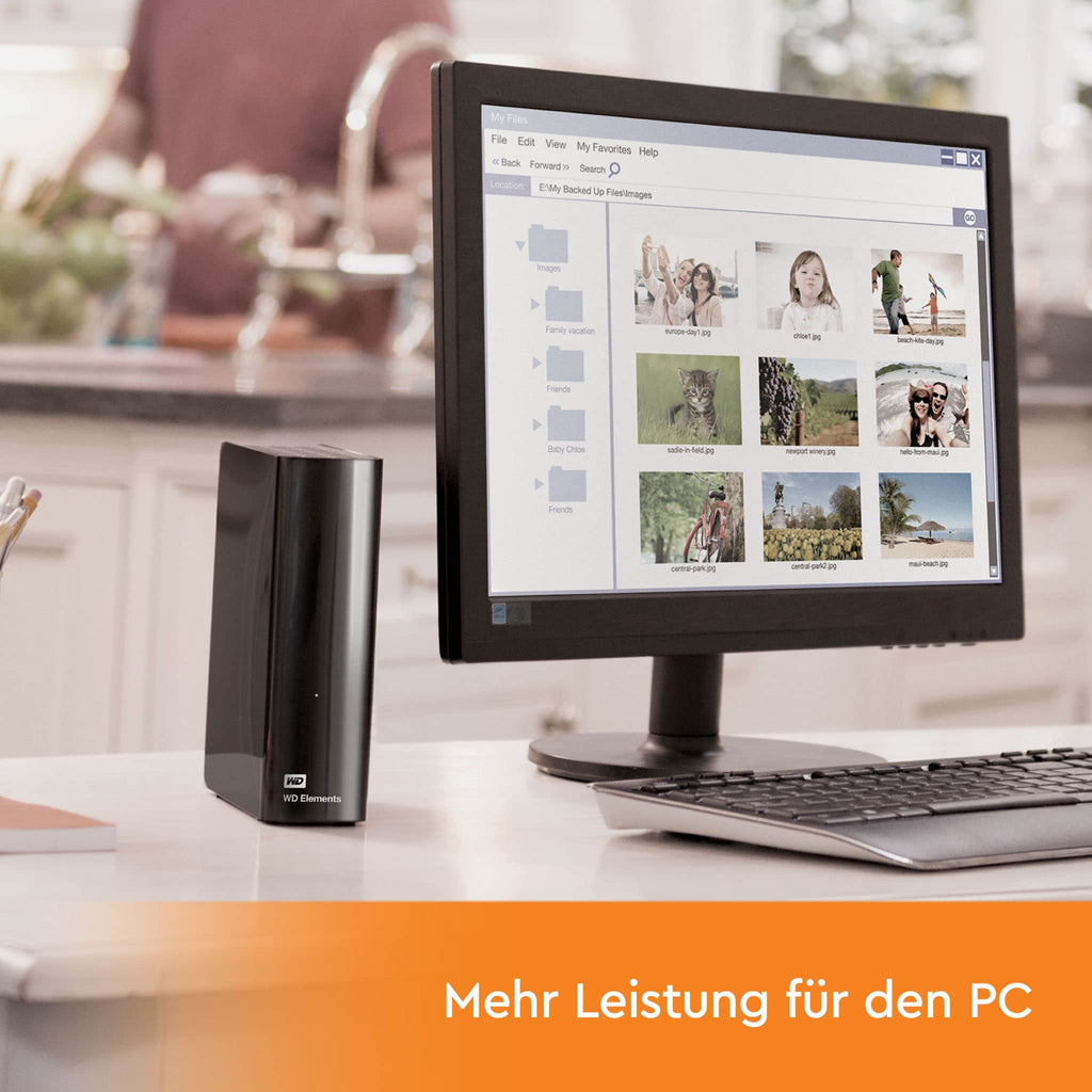 WD Elements Masaüstü 8 TB Harici Hard Disk USB 3.0 (WDBWLG0080HBK-EESN)