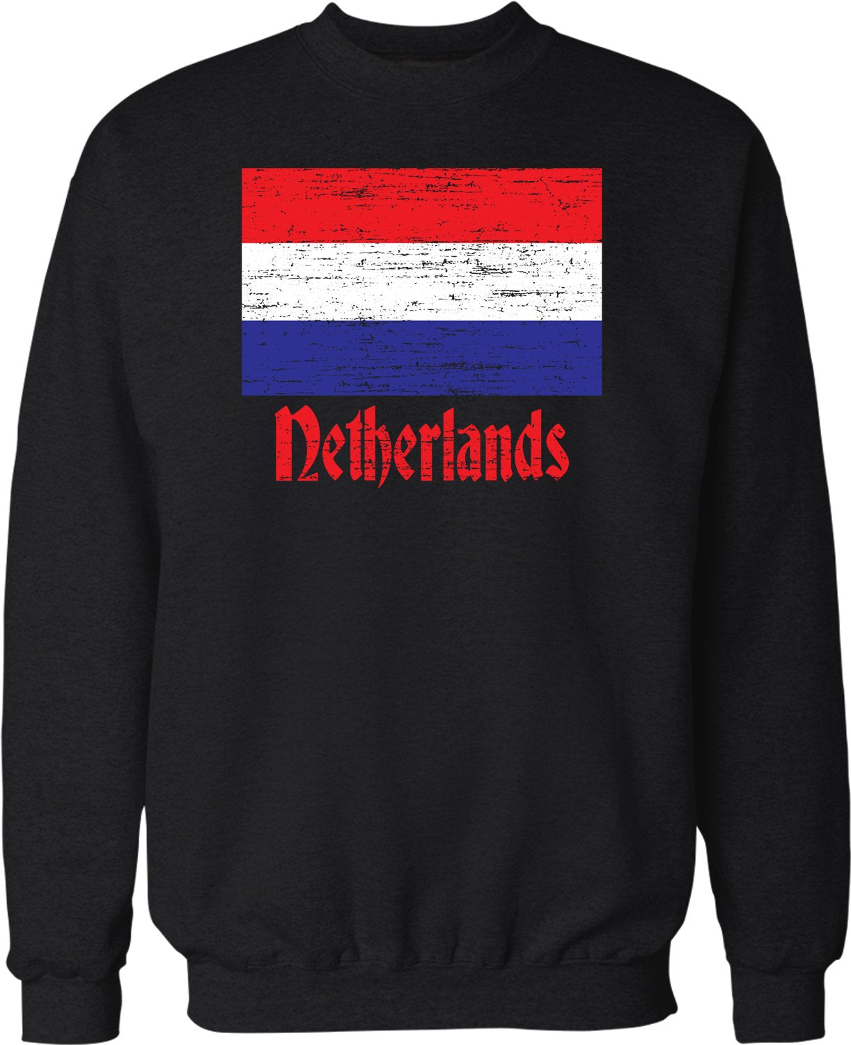 NOFO Clothing Co Flag of Netherlands, Vlag Van Nederland Crew Neck Sweatshirt