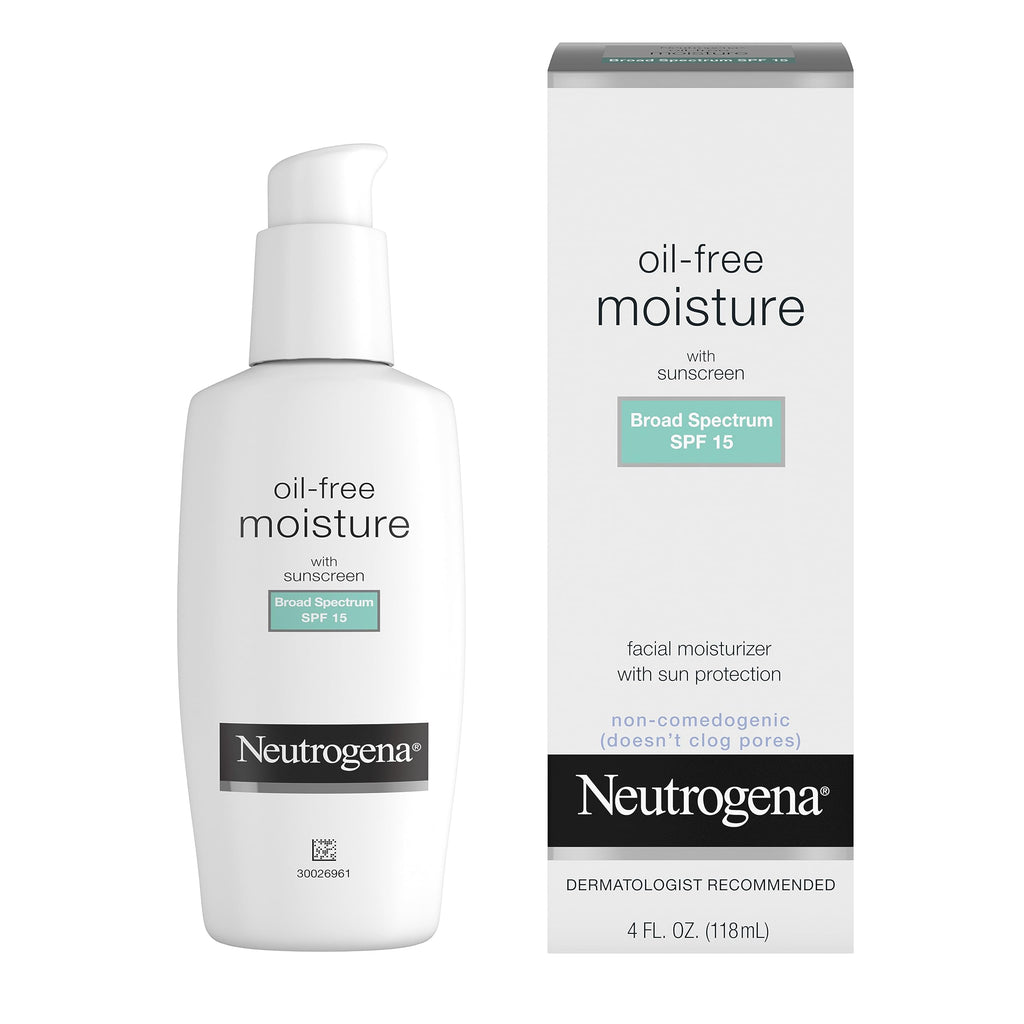 Neutrogena Oil-Free Moisture With Broad Spectrum Spf 15 Sunscreen, 4 Fl. Oz.