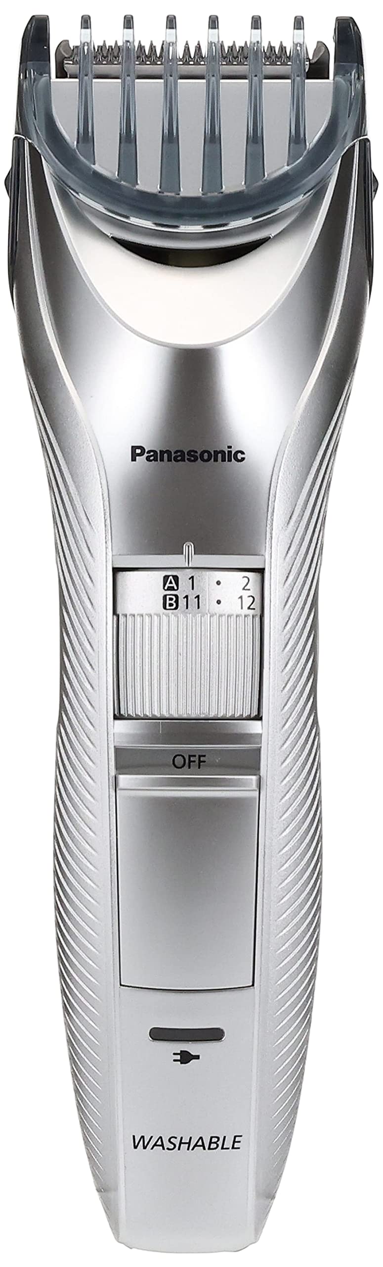 Panasonic Hair Cutter Hair Clipper Rechargeable/AC Type Silver ER-GC75-S