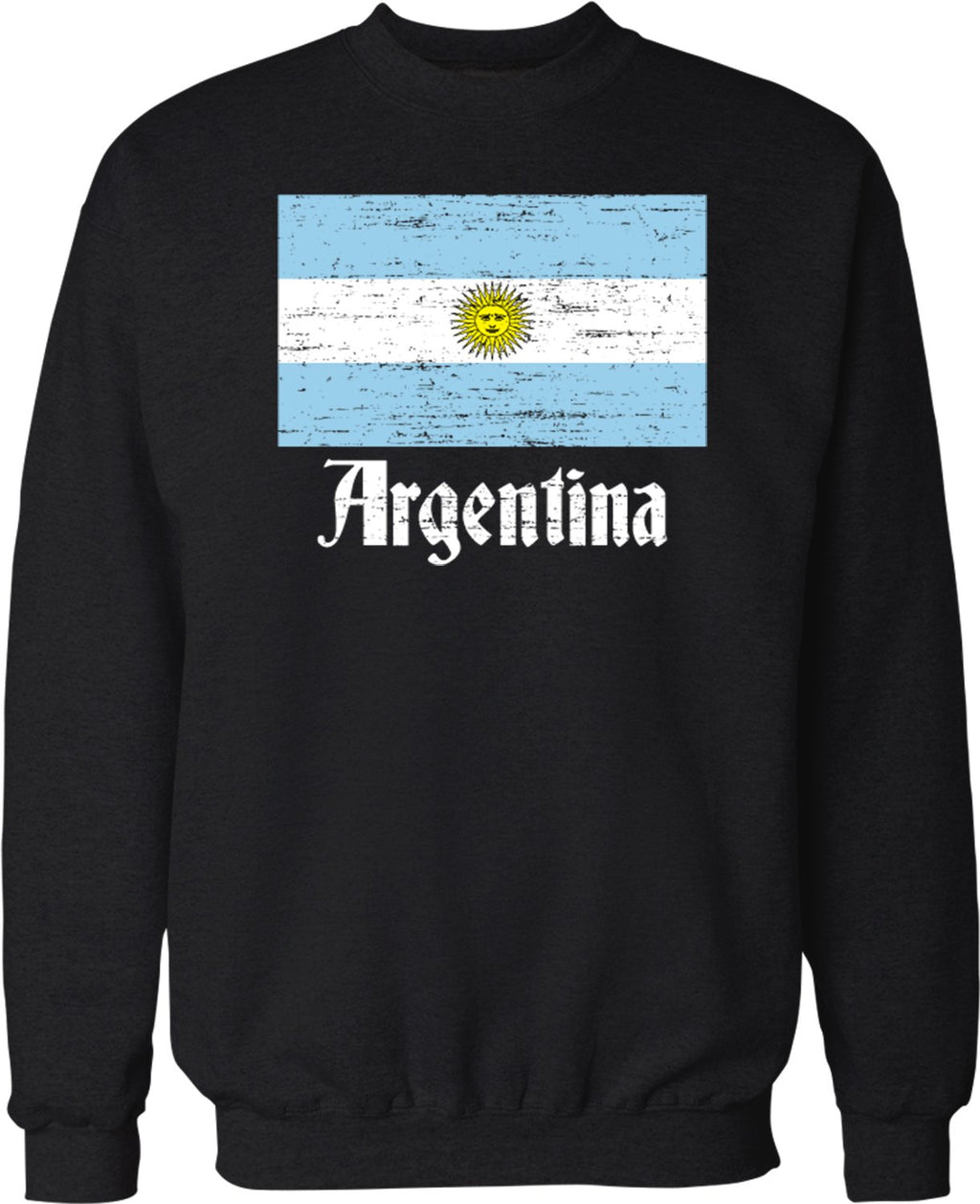 NOFO Clothing Co Flag of Argentina, Bandera Oficial de Ceremonia Crew Neck Sweatshirt