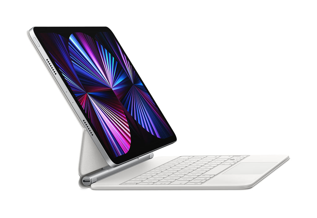 Apple Magic Keyboard: iPad Keyboard case for iPad Pro 11-inch (1st, 2nd, 3rd, 4th gen) and iPad Air (4th, 5th gen, and M2), Great Typing Experience, Built-in trackpad, French - Black