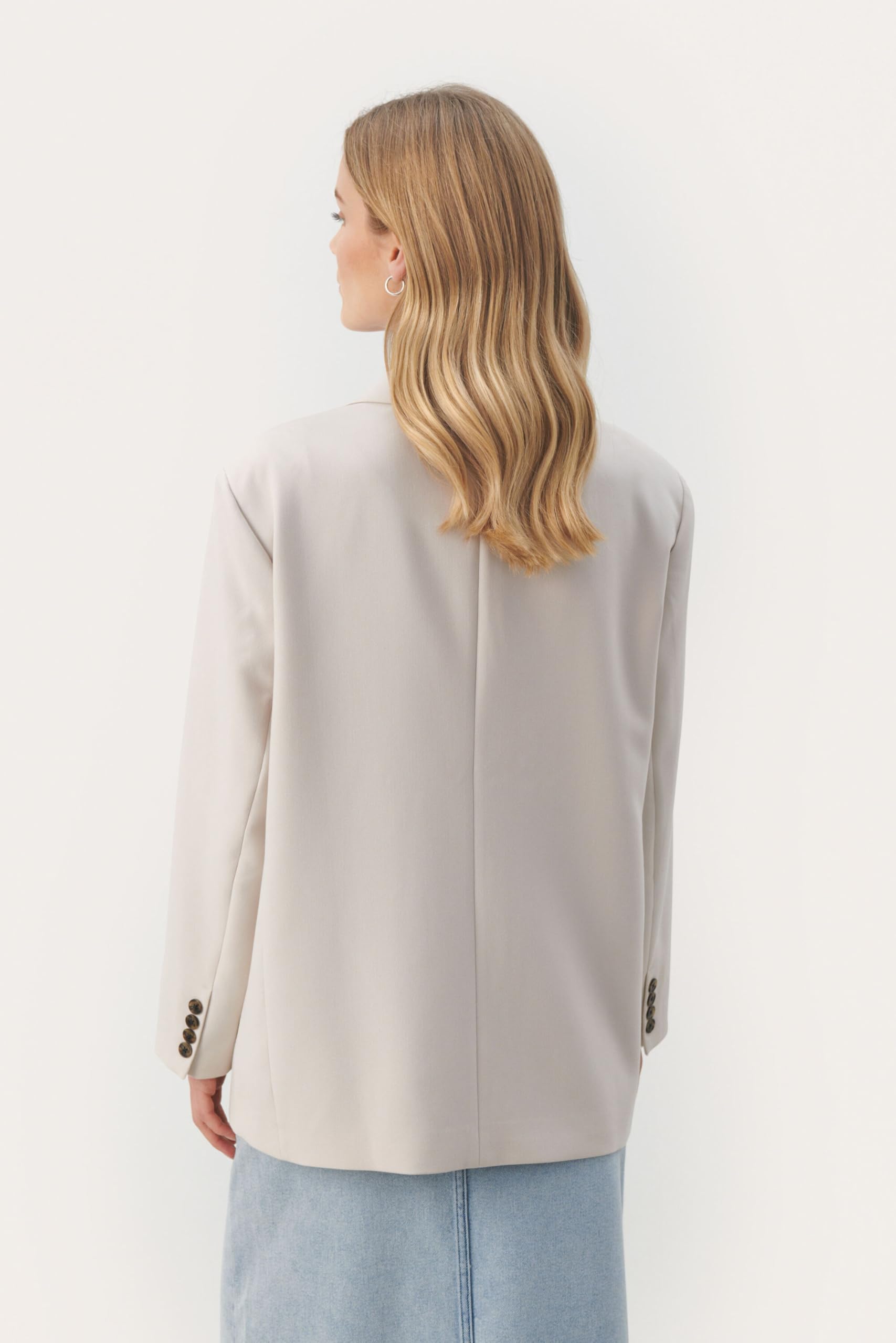 Part Two Elinapw Female Oversize Fit Long Sleeve Blazer, French Oak, 38 para Mujer