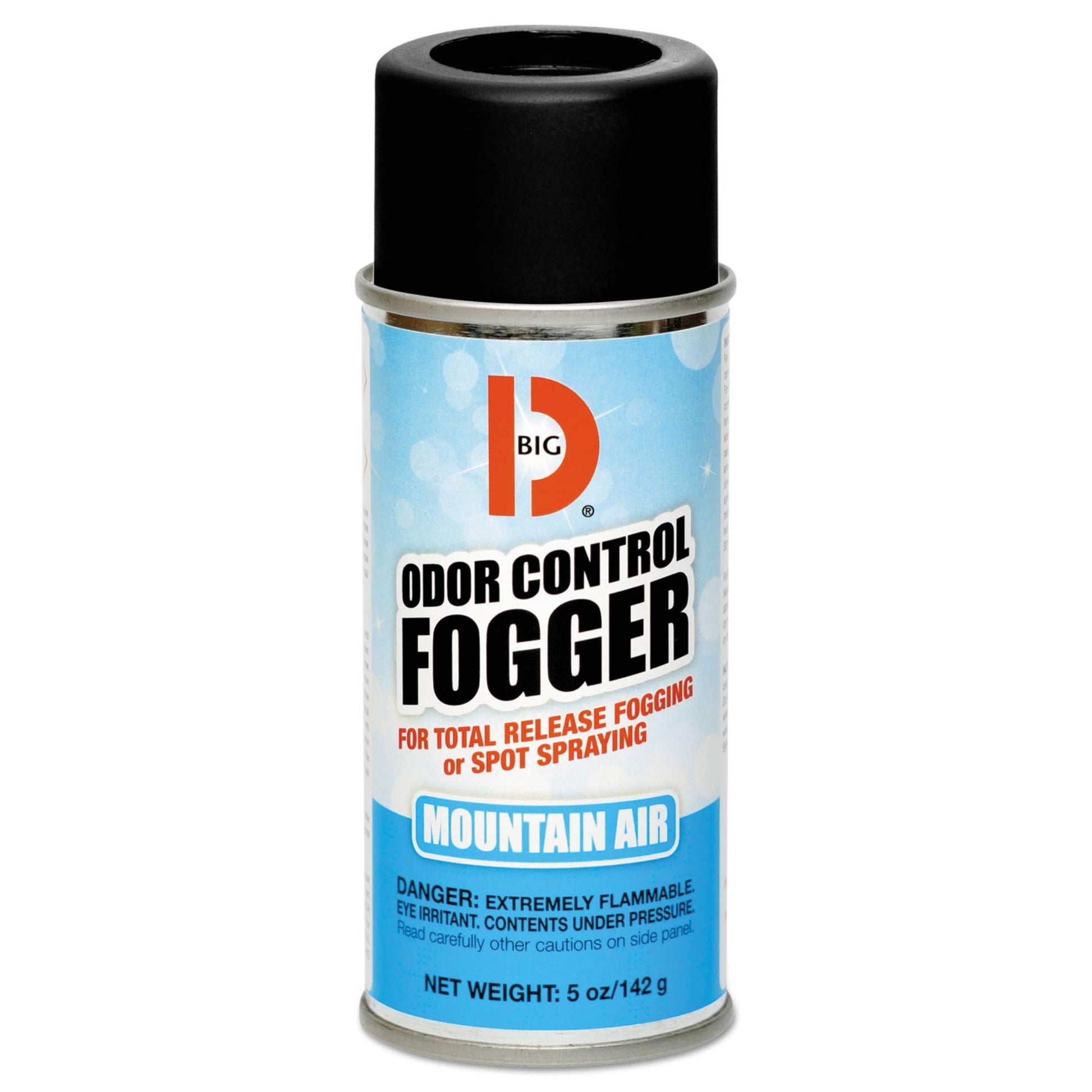 Big D 344 Odor Control Fogger, Mountain Air Fragrance-Kills odors from fire, flood, decomposition, skunk, cigarettes, musty smells-Ideal for use in cars, property management, hotels ,5 oz (Pack of 12)