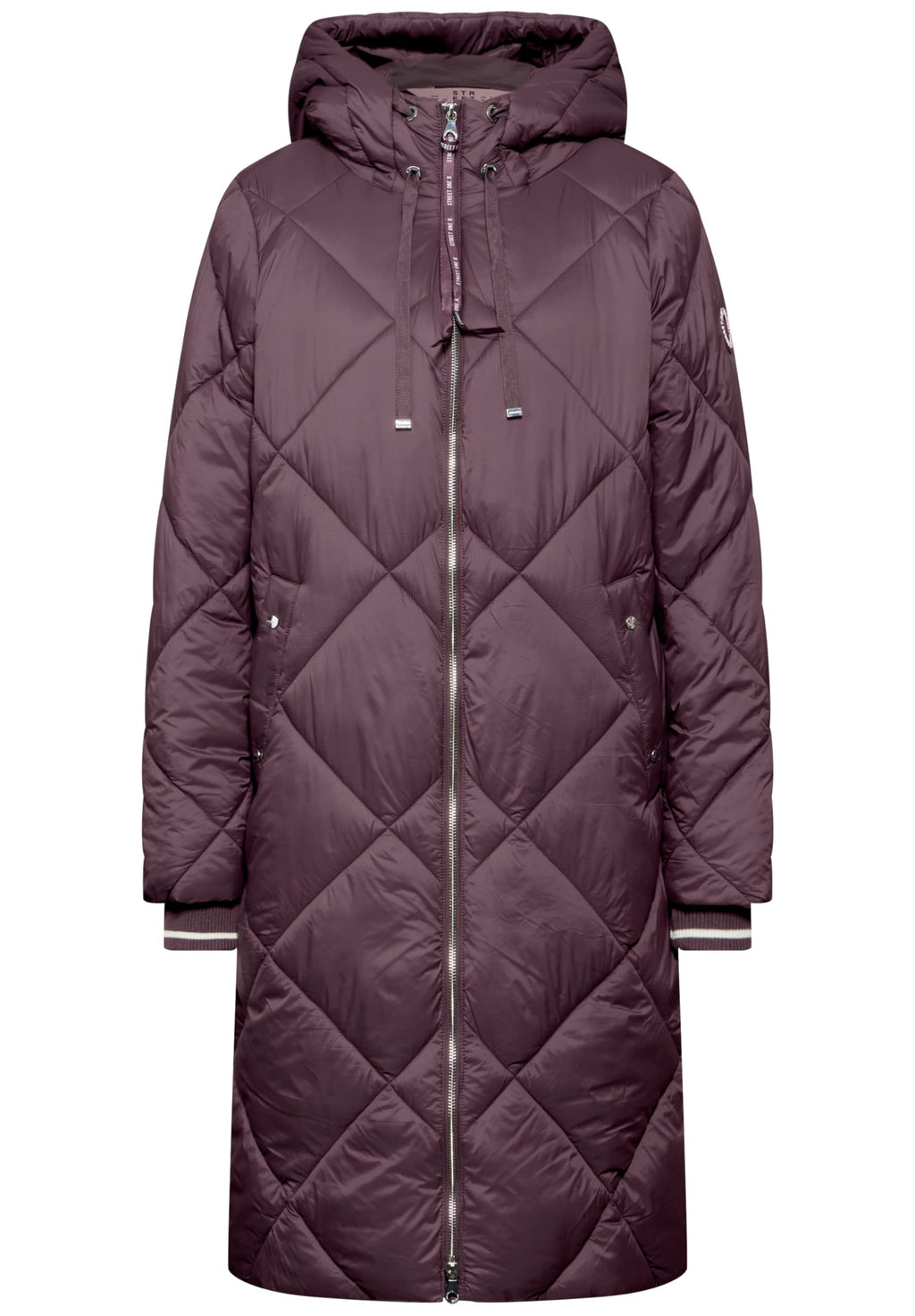 Street One A201972 Chaqueta Acolchada con Forro, Berry Brown, 36 Mujeres