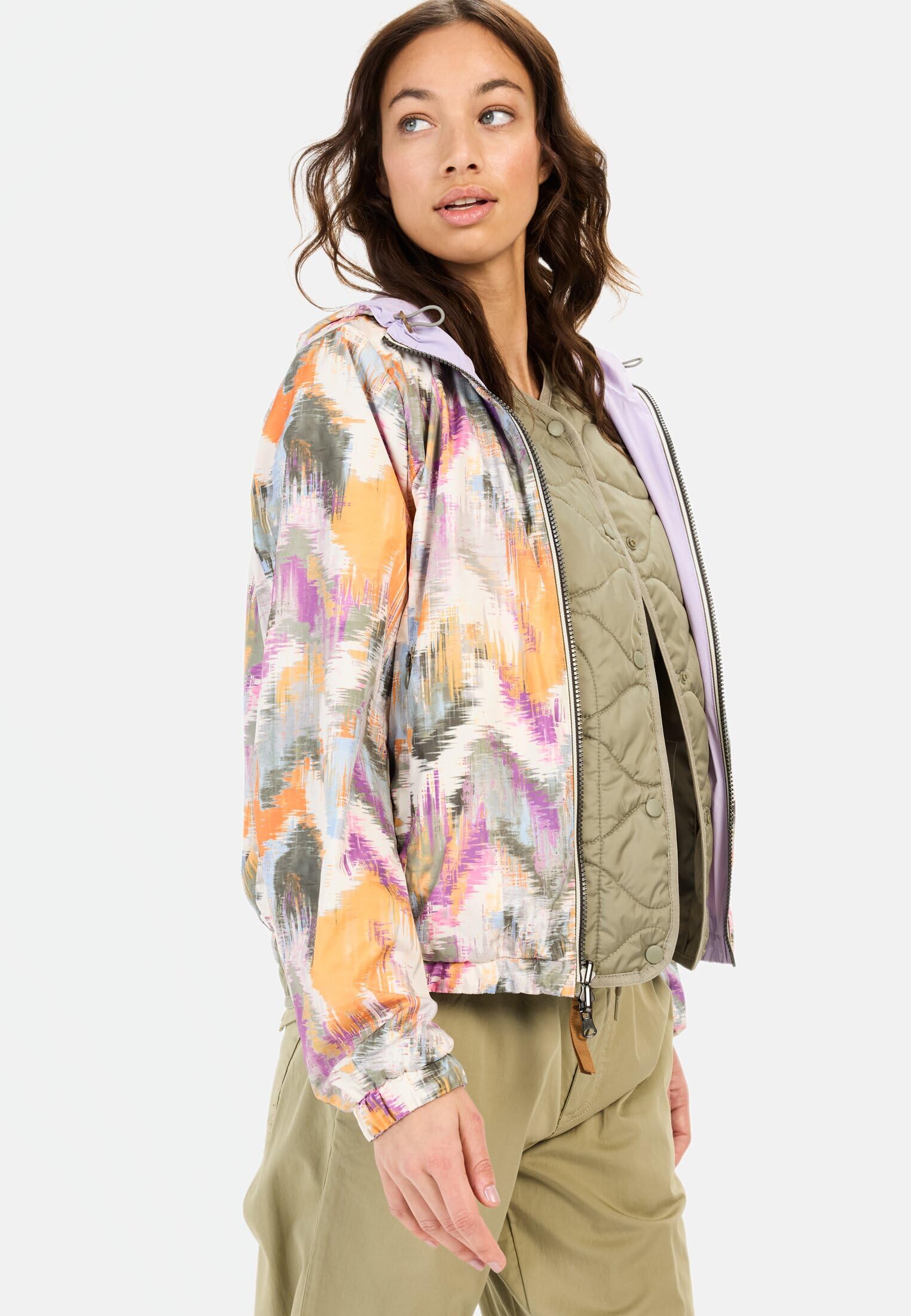 camel active 330690-5r22 Chaqueta, Morado, 50 Mujeres