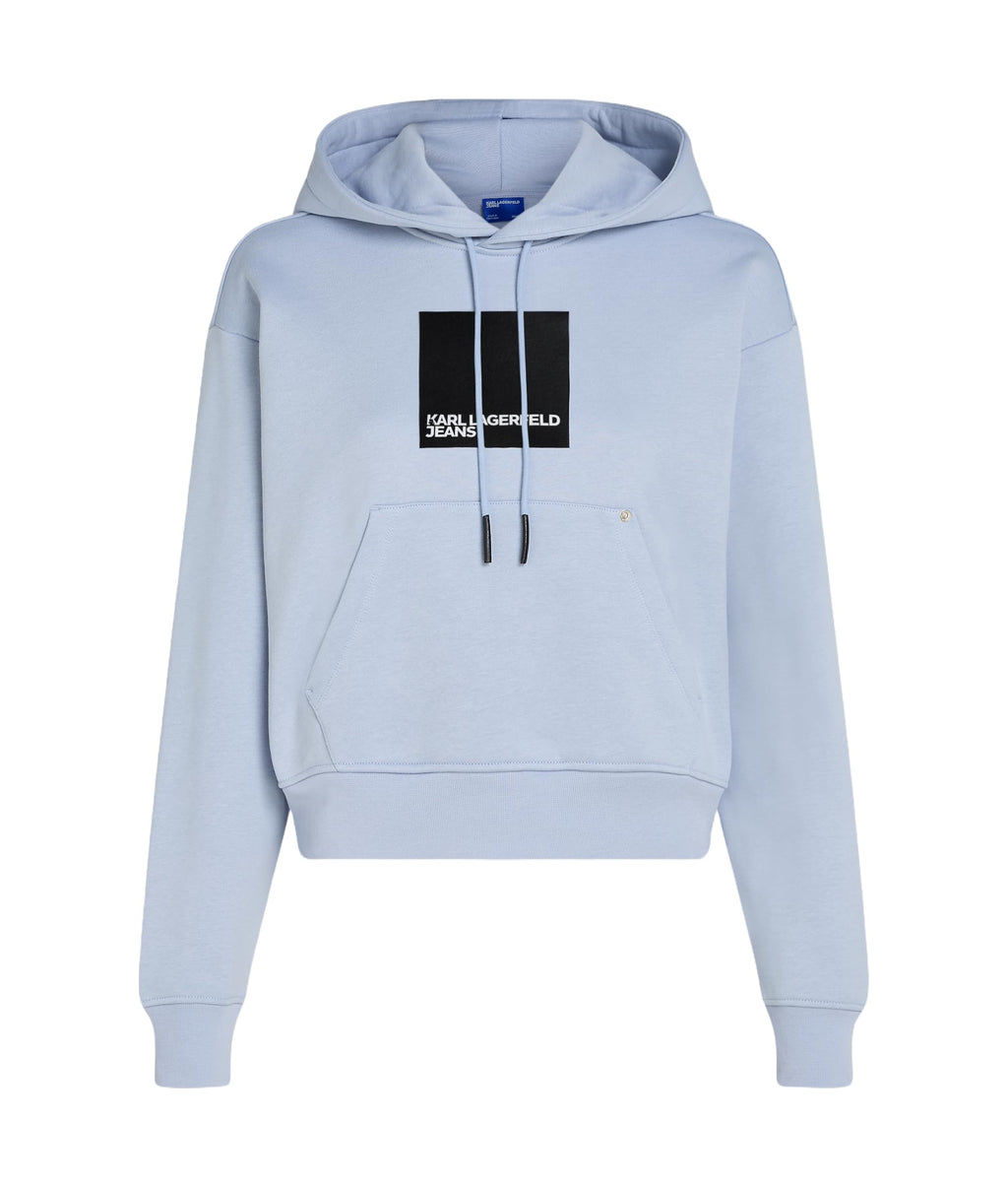 KARL LAGERFELD JEANS, para Mujer, Sudadera con Capucha con Logo Regular, Eventide, Extrapequeños
