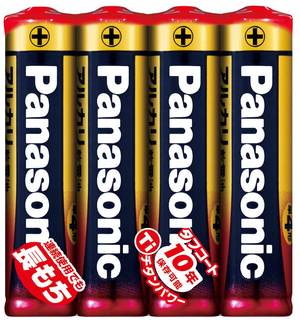 Panasonic LR03XJ/4SE AAA Alkaline Batteries, Pack of 4