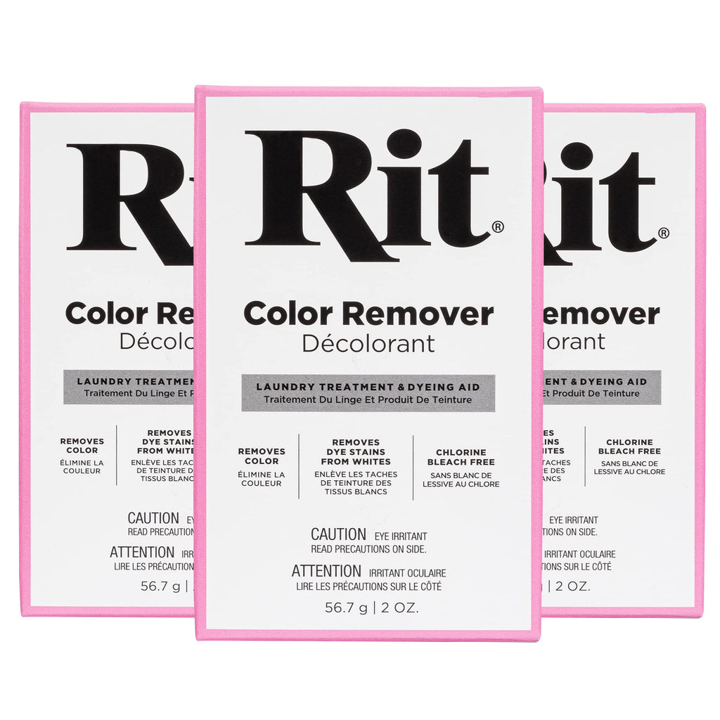 Rit Dye Laundry Treatment Color Remover Powder, 2 oz, 10-Pack