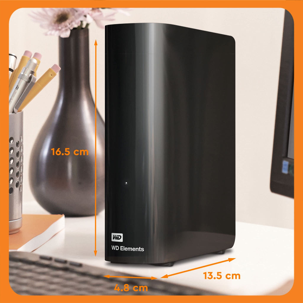 WD Elements Masaüstü 8 TB Harici Hard Disk USB 3.0 (WDBWLG0080HBK-EESN)