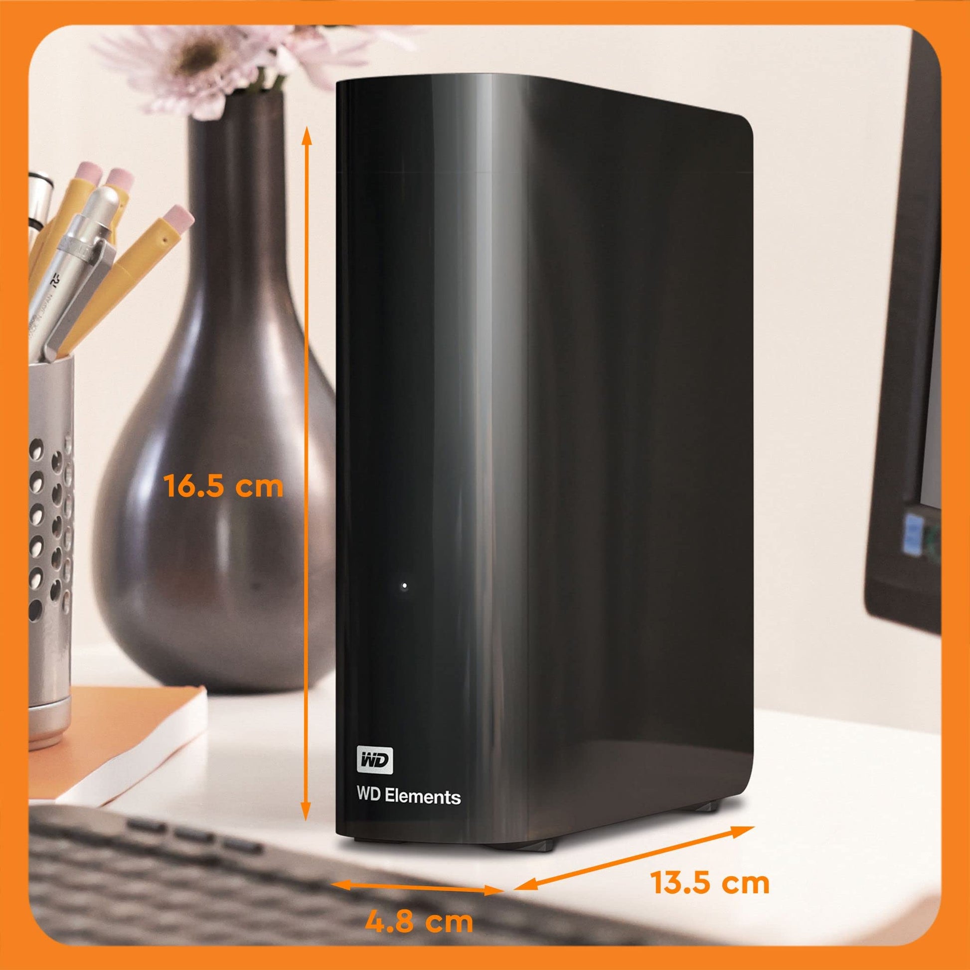 WD Elements Masaüstü 8 TB Harici Hard Disk USB 3.0 (WDBWLG0080HBK-EESN)