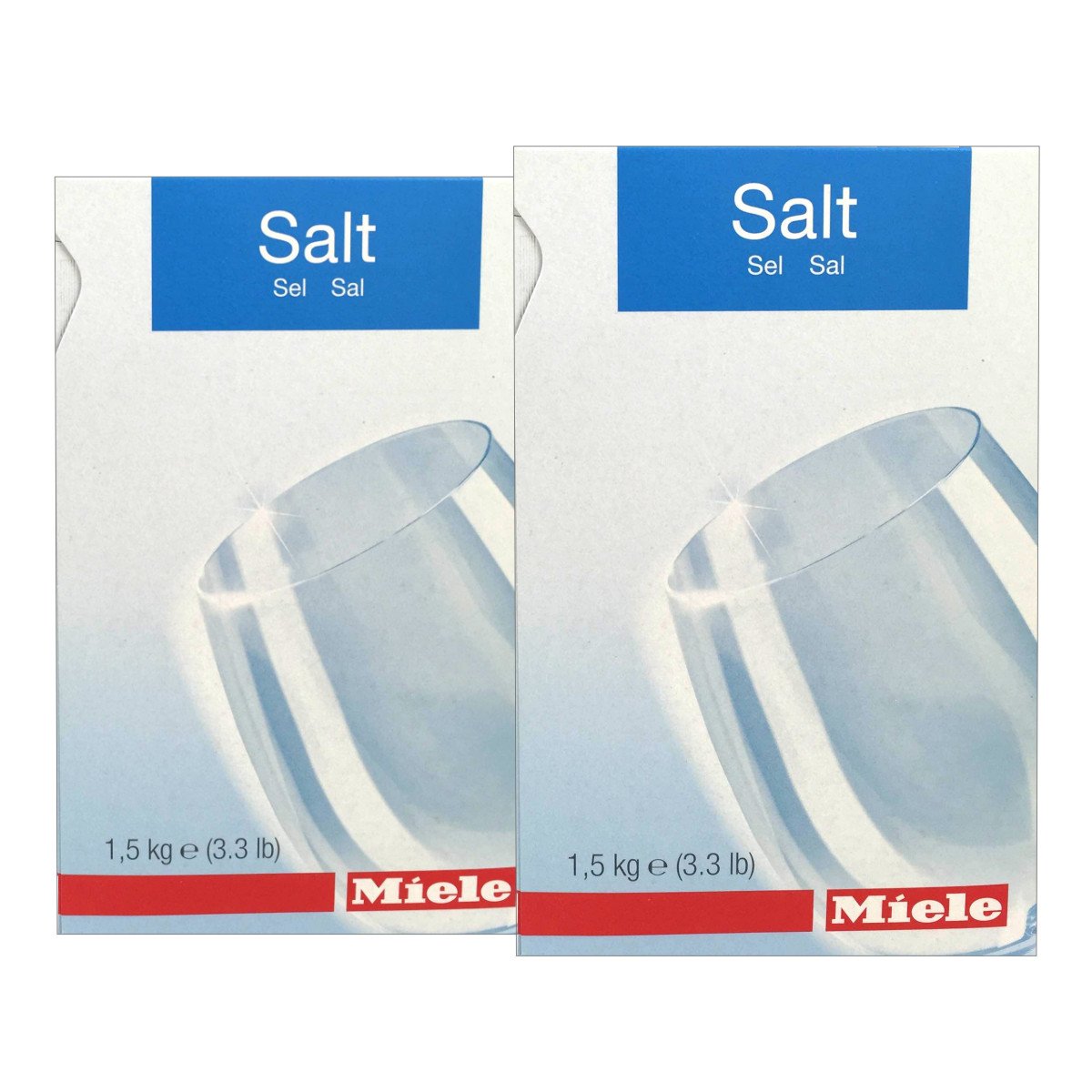 2 PAKET - Miele Care Collection Bulaşık Makinesi Yeniden Etkinleştirme Tuzu 1,5 kg