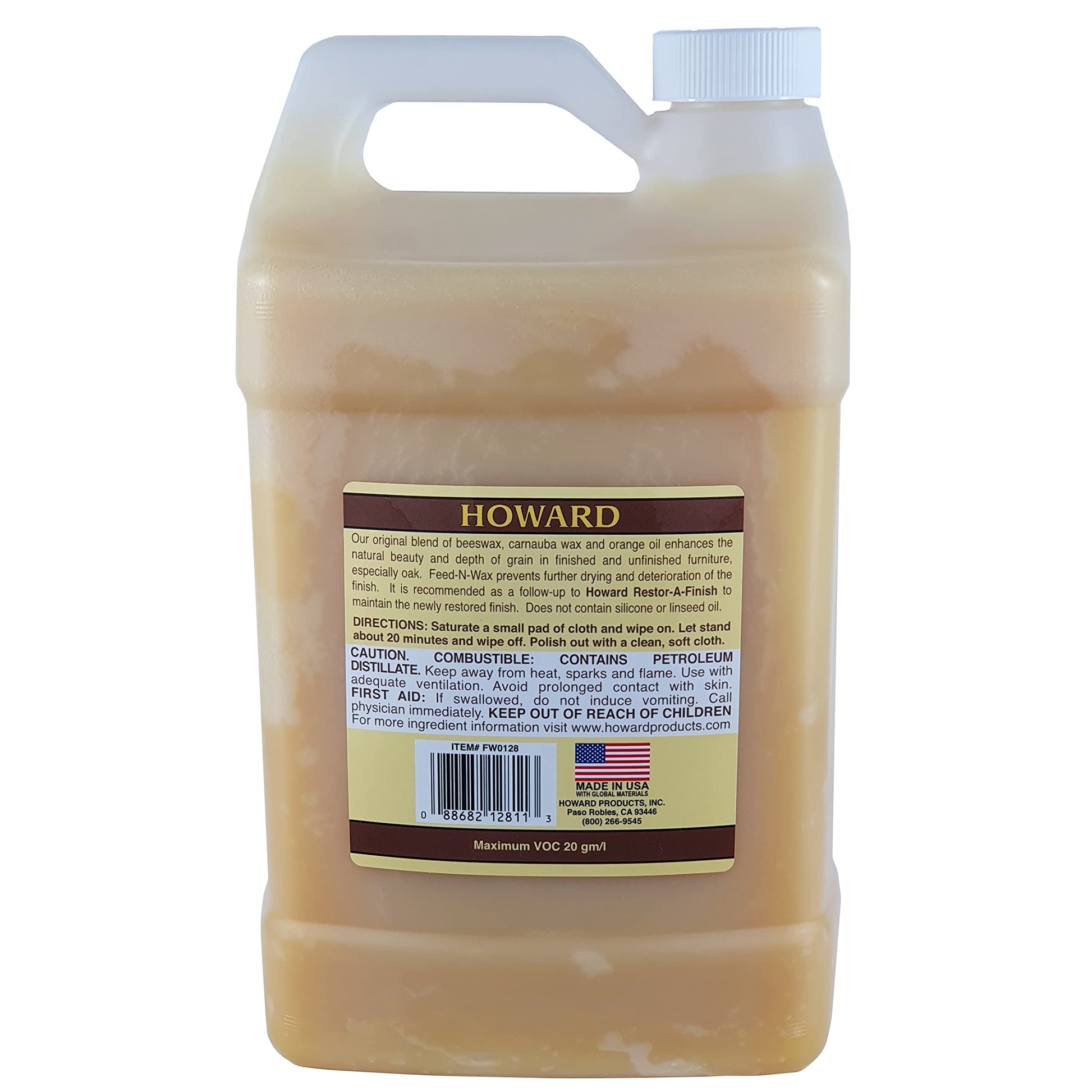 Feed-N-Wax Holzpolitur ve bakım 128-Ounce Turuncu COMINHKG122248
