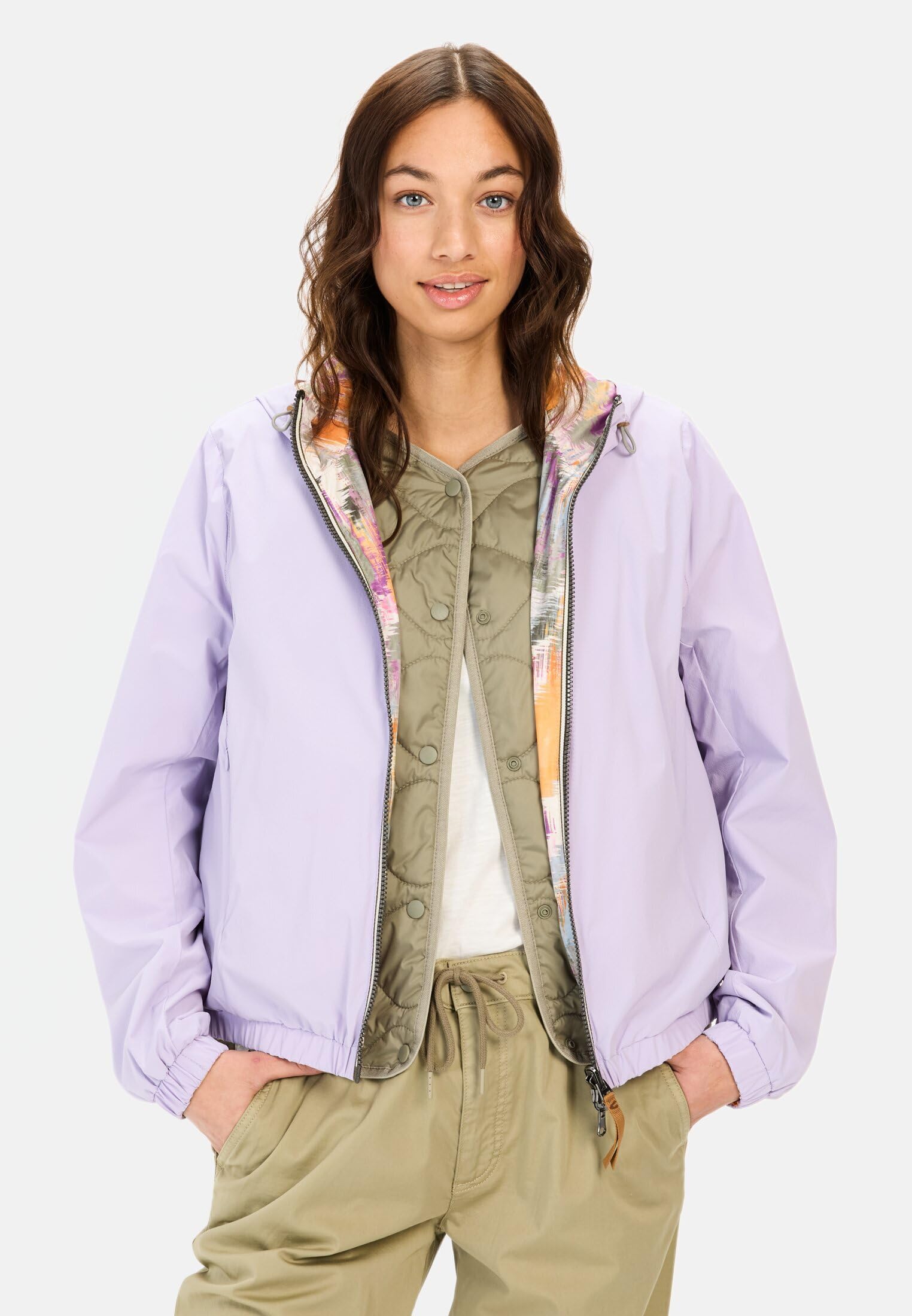 camel active 330690-5r22 Chaqueta, Morado, 50 Mujeres