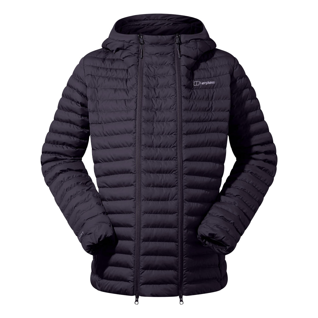 Berghaus Nula Hooded Maternity 2in1 Chaqueta para Mujer, Negro azabache, 40