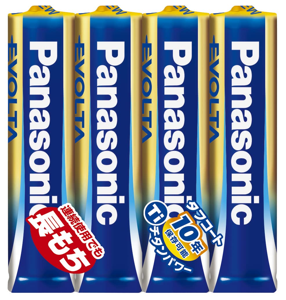 Panasonic Evolta LR03EJ/4SE AAA Alkaline Batteries, Pack of 4