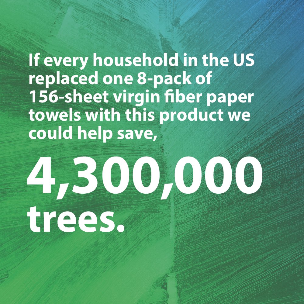 Seventh Generation Paper Towels, Strong & Absorbant, 8 Rolls, 2-Ply, 156-Sheets, 100% Recycled Paper