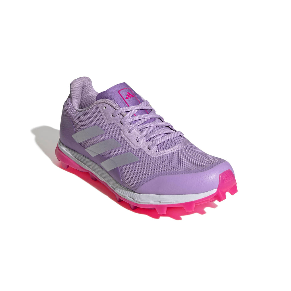 adidas Fabela Zone, Zapatos de Hockey Mujer, Powder Plum/Aurora Met. / Aurora Plum, 36 EU
