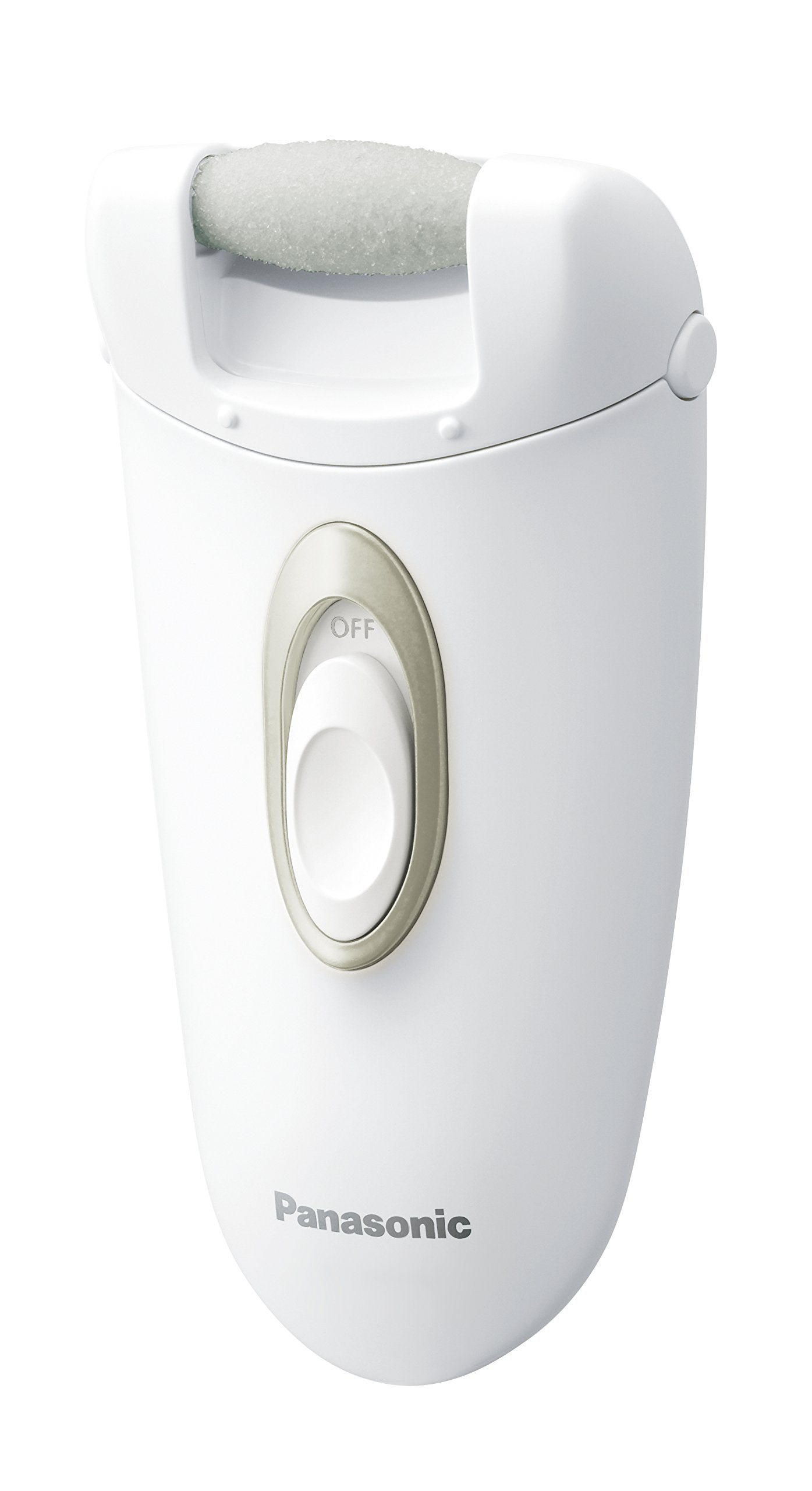 Panasonic ES-WE22-N Electric Exfoliating Remover for Heels and Soles, Gold Tone