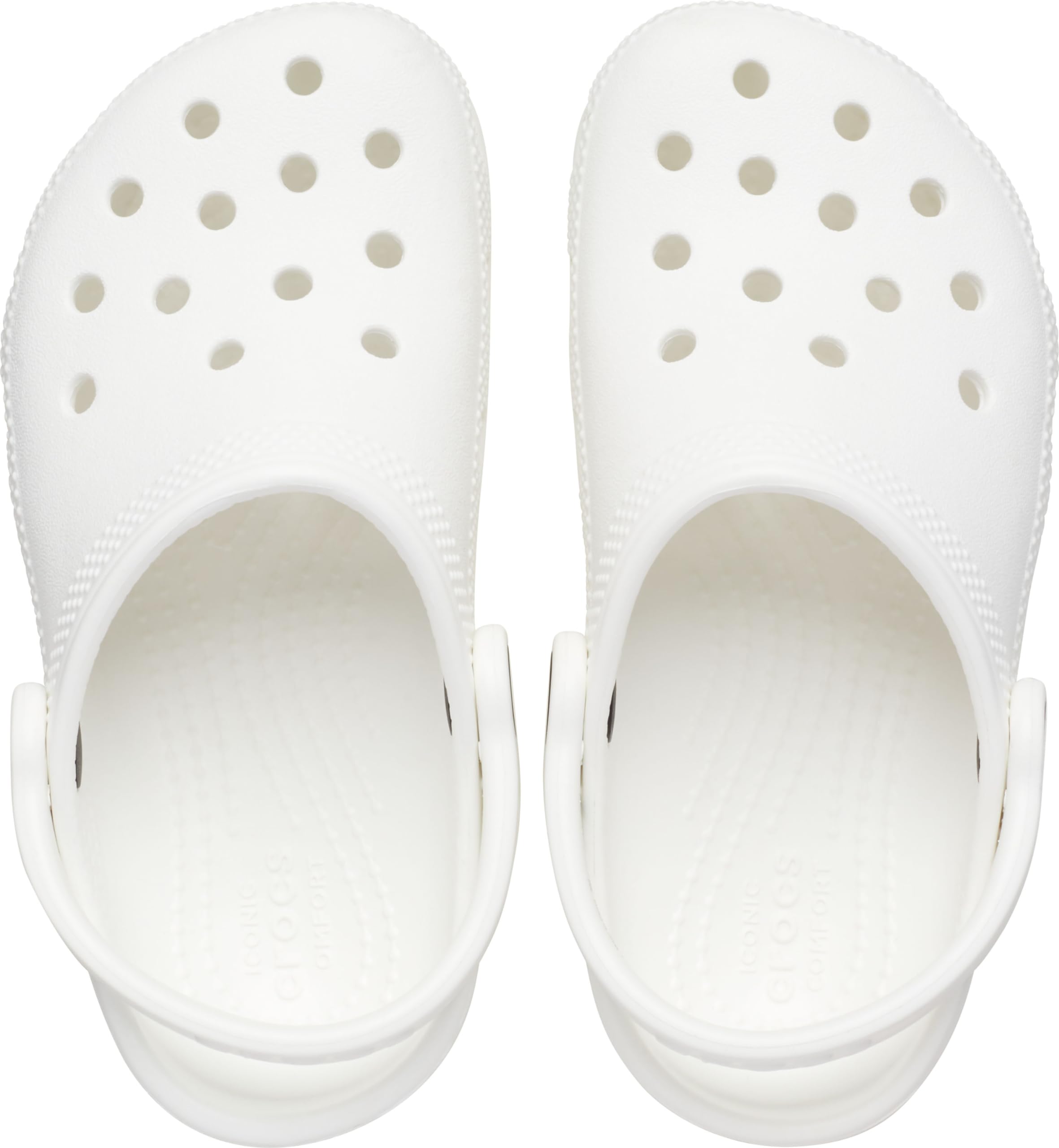 Crocs Unisex-Child Classic Clogs, White, 5 Big Kid