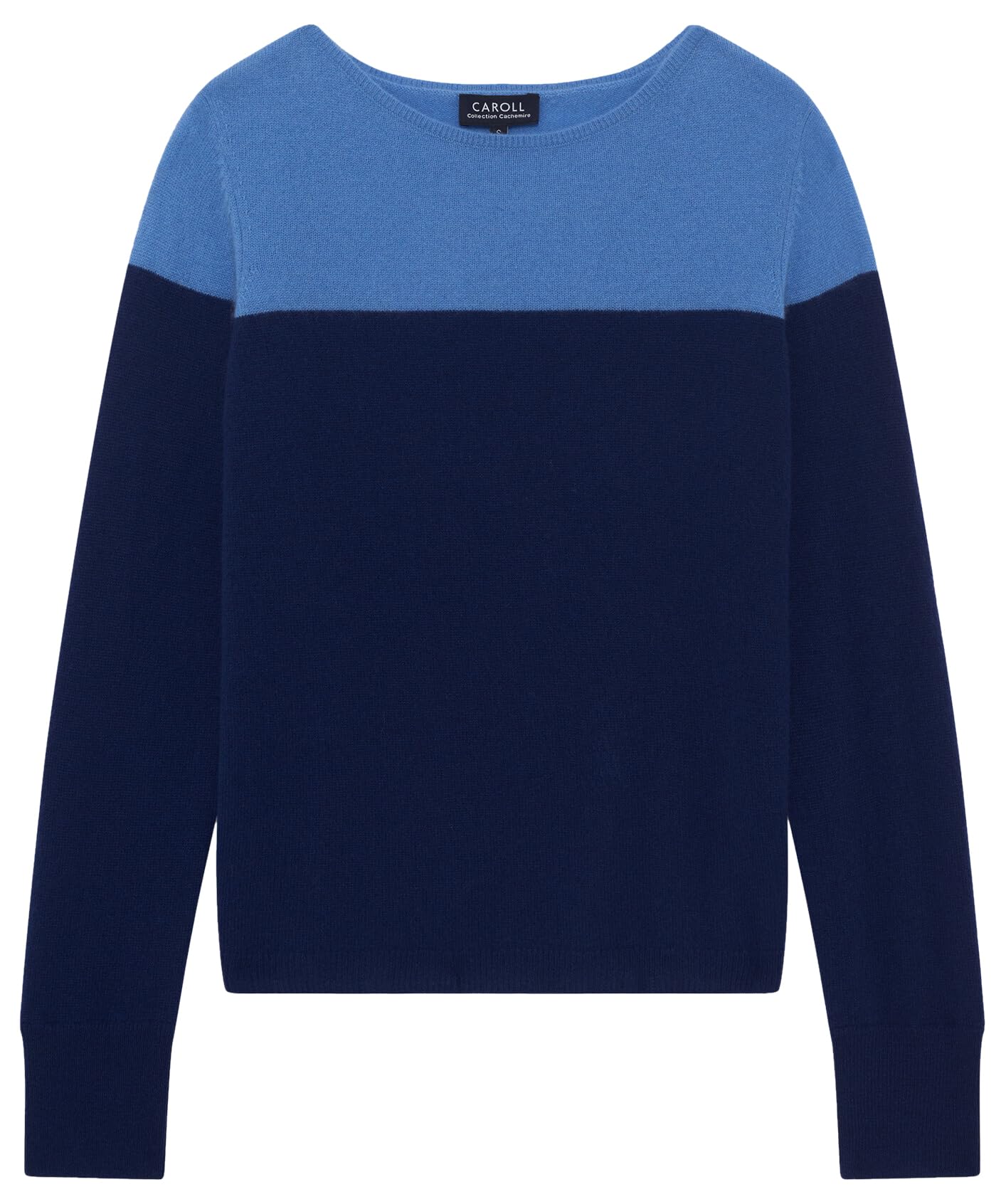 Caroll 232k-mzoe Jersey de Corte Recto, Azul Oscuro, L para Mujer