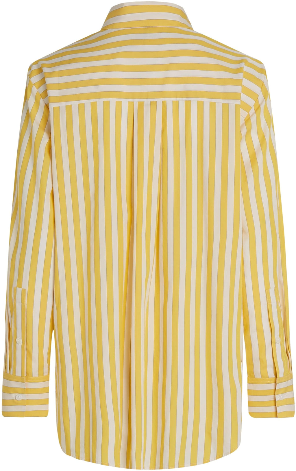 Tommy Hilfiger Camisa Mujer Poplin Easy Fit Oversized, Multicolor (STP Citronella), 38