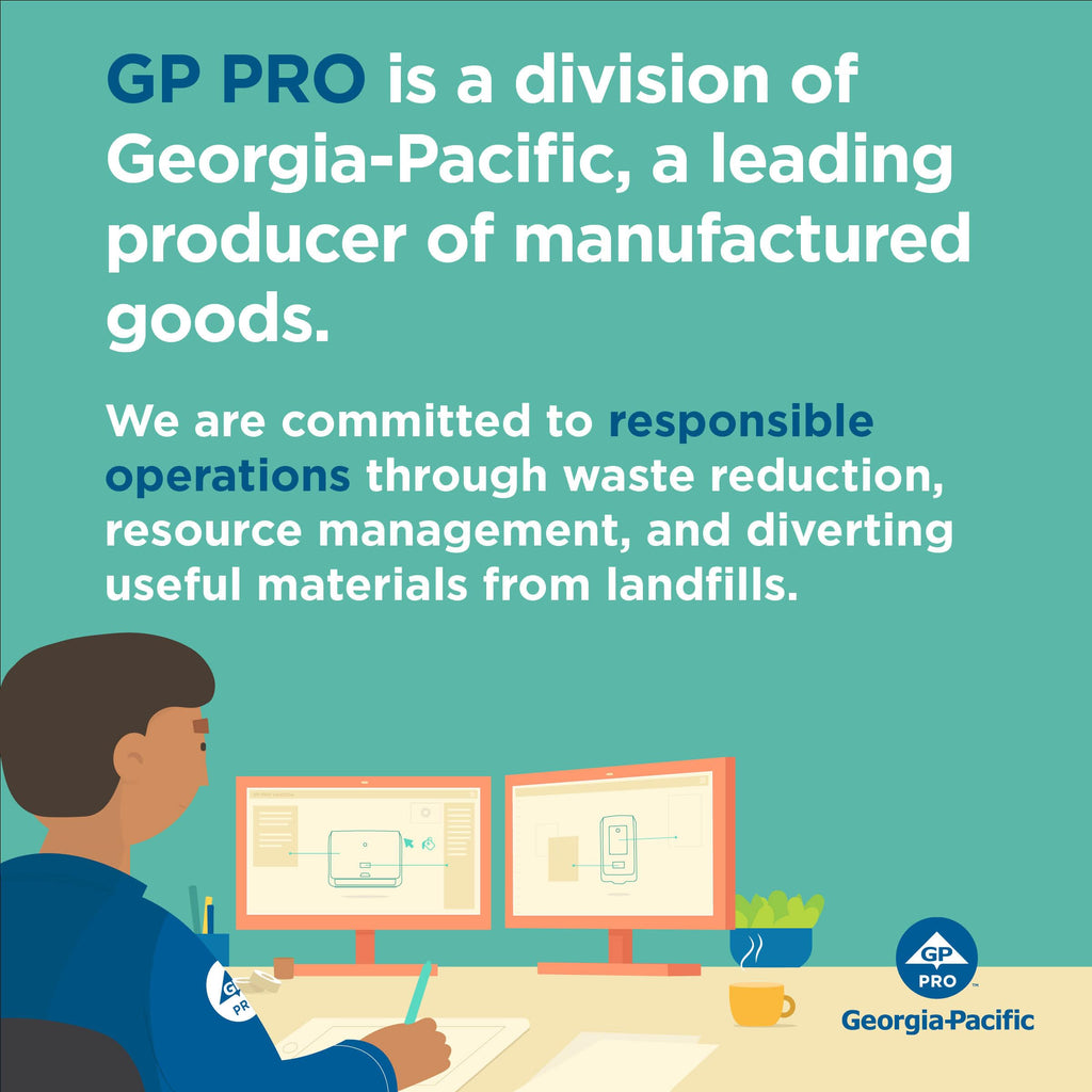 GP PRO (Georgia-Pasifik), Beyaz, 2717714, Rulo Başına 85 Yaprak, Kutu Başına 15 Rulo