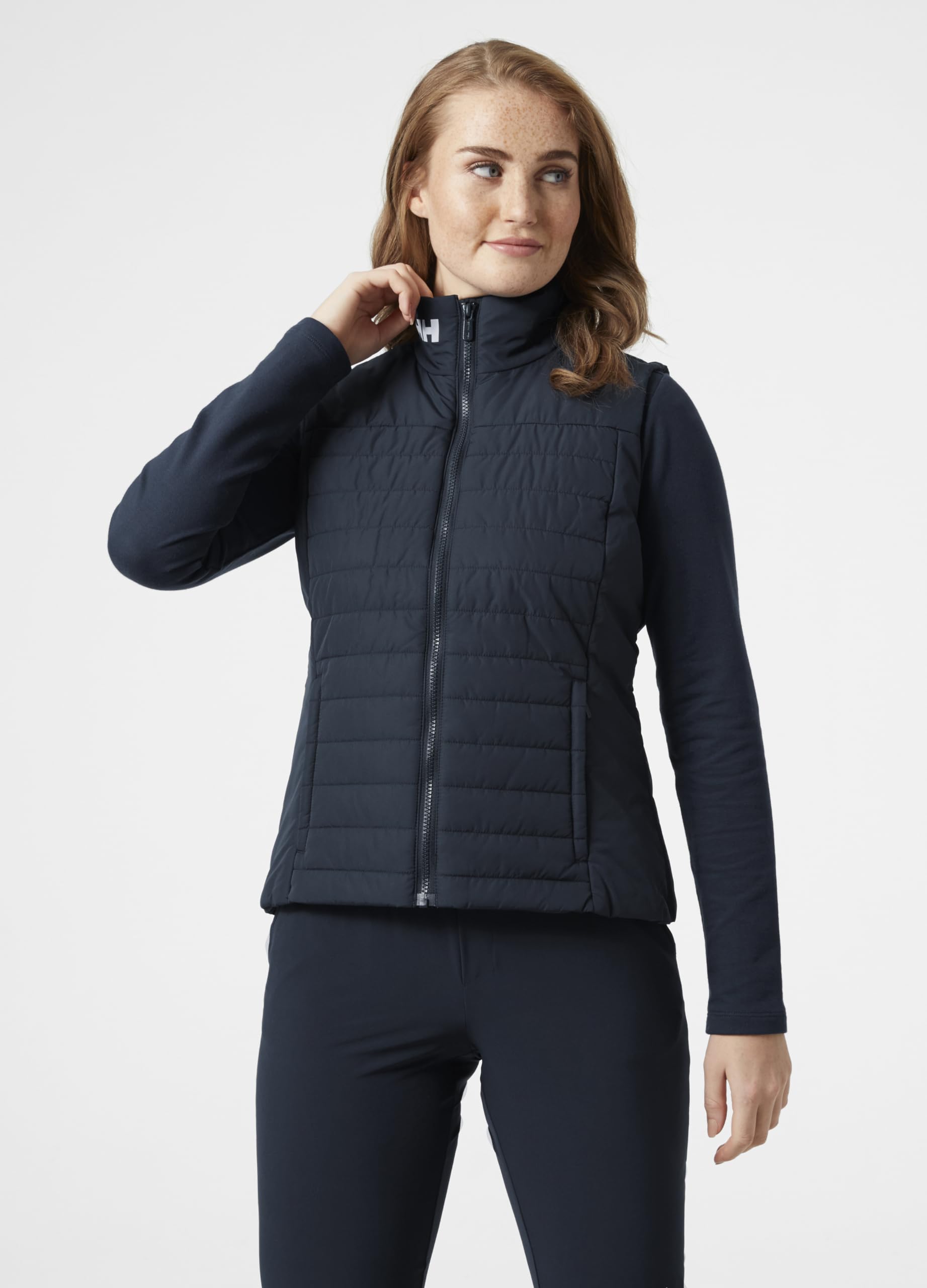 Helly Hansen Crew Insulator Vest 2.0, Chaqueta De Esquí Para Mujer, Azul (Blue), L
