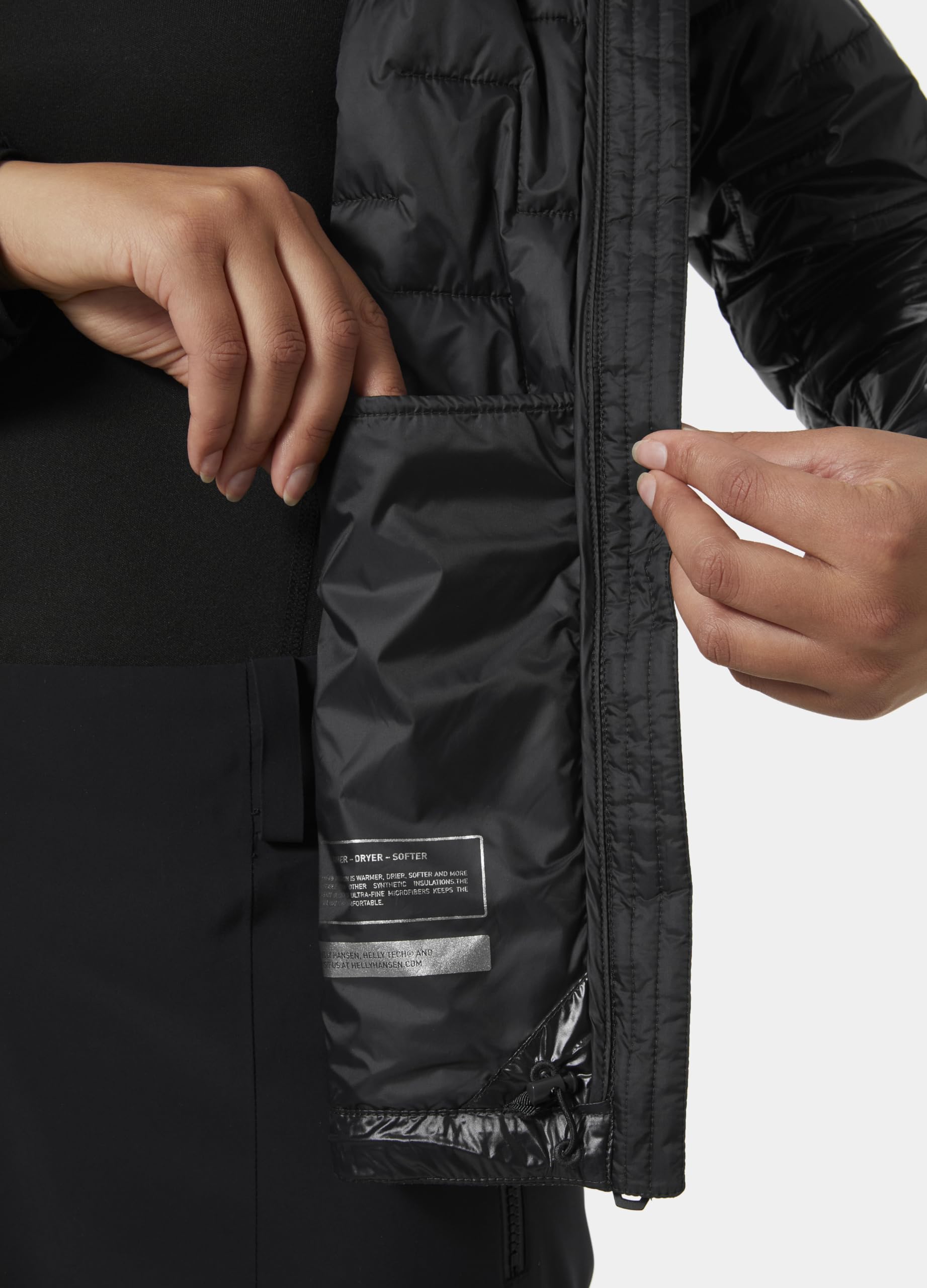 Helly Hansen Lifaloft Insulator Jacket Chaqueta, Negro, M Mujer