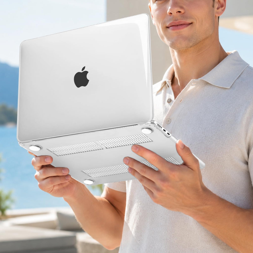 MOSISO Compatible with MacBook Air 13 inch Case M5 2026 M4 M3 M2 2025-2022