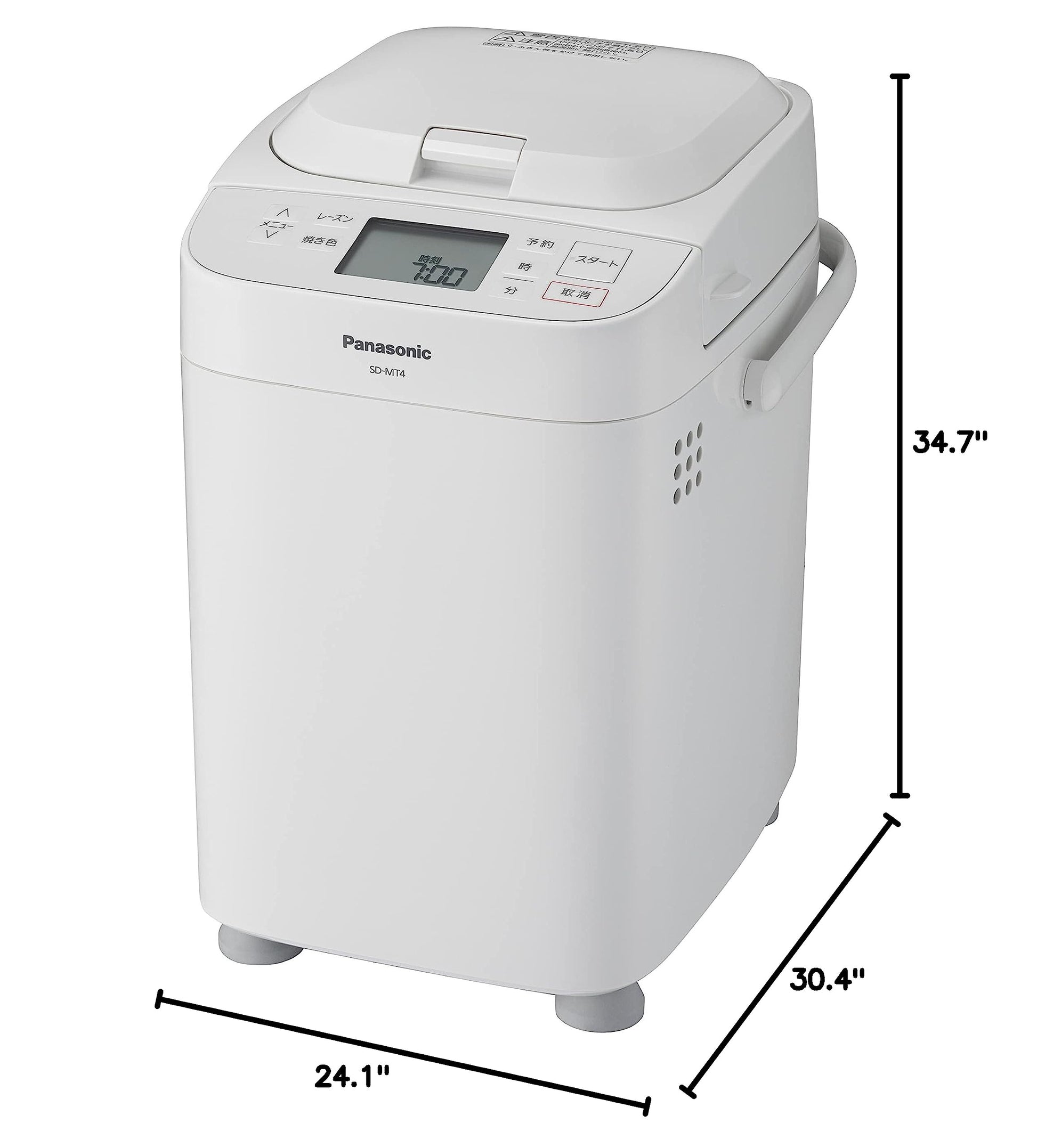 Panasonic SD-MT4-W [Home Bakery 1 loaf type white] AC100V Japanese Language ONLY Shipped from Japan 2021 Released