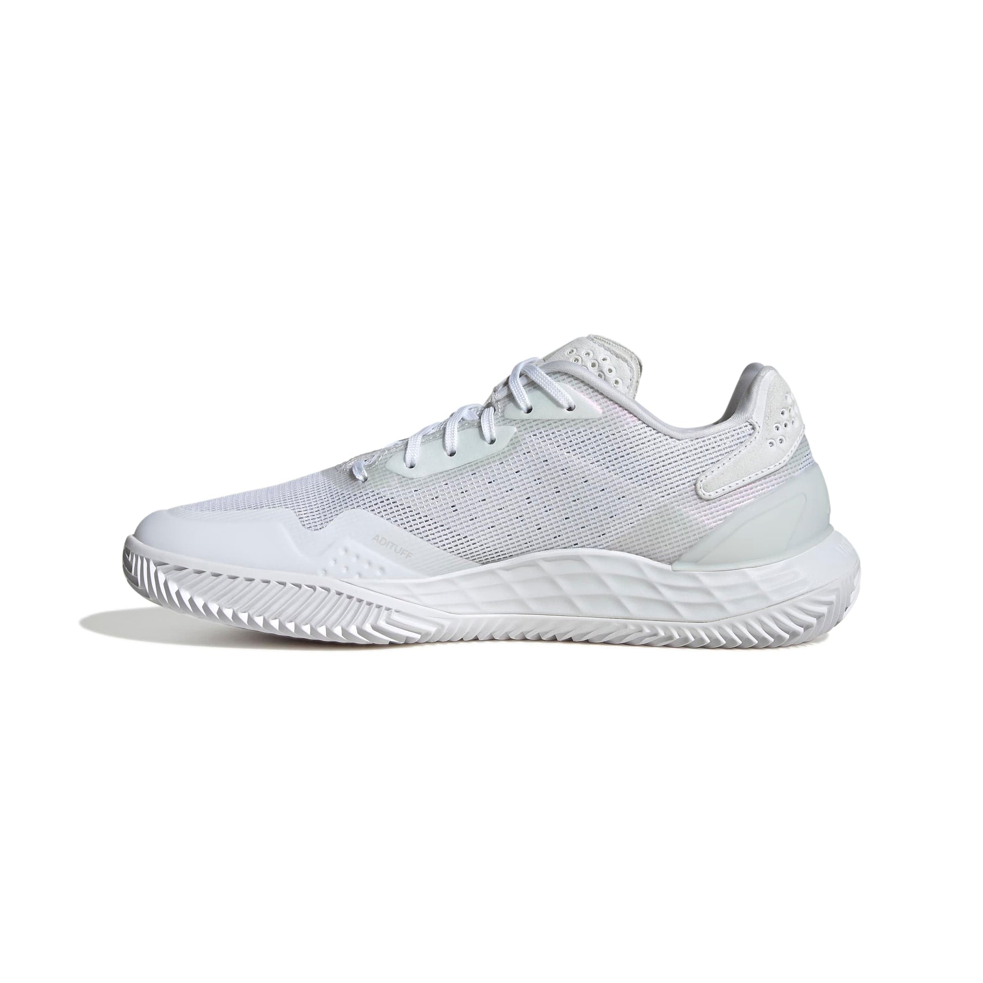 adidas Defiant Speed 2 Clay Tennis Shoe, Zapatillas de Tenis Mujer, FTWR White/FTWR White/Grey One, 42 EU