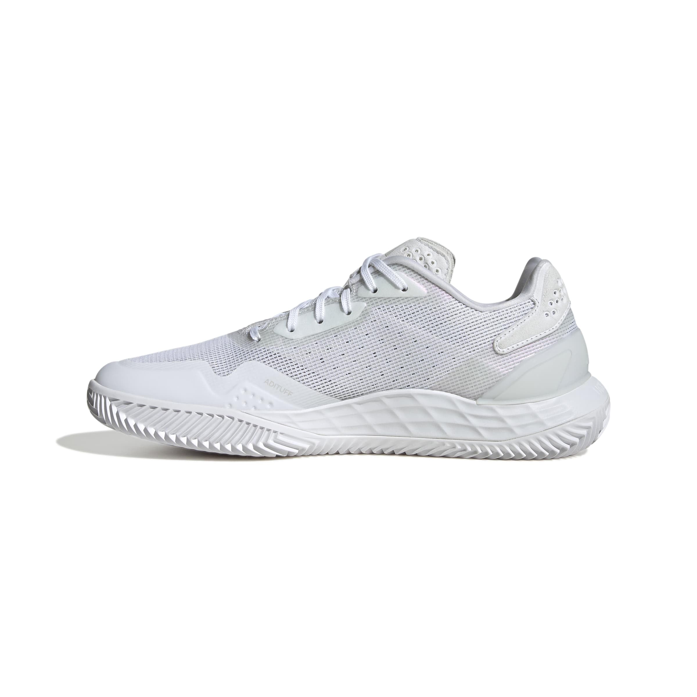 adidas Defiant Speed 2 Clay Tennis Shoe, Zapatillas de Tenis Mujer, FTWR White/FTWR White/Grey One, 42 EU