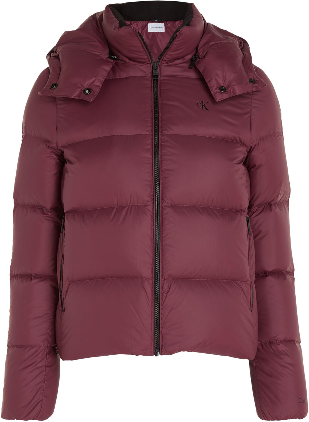 Calvin Klein Jeans MW Down Archetype Short Puffer J20J221646 Chaquetas Acolchadas de Plumas, Morado (Amaranth), S para Mujer