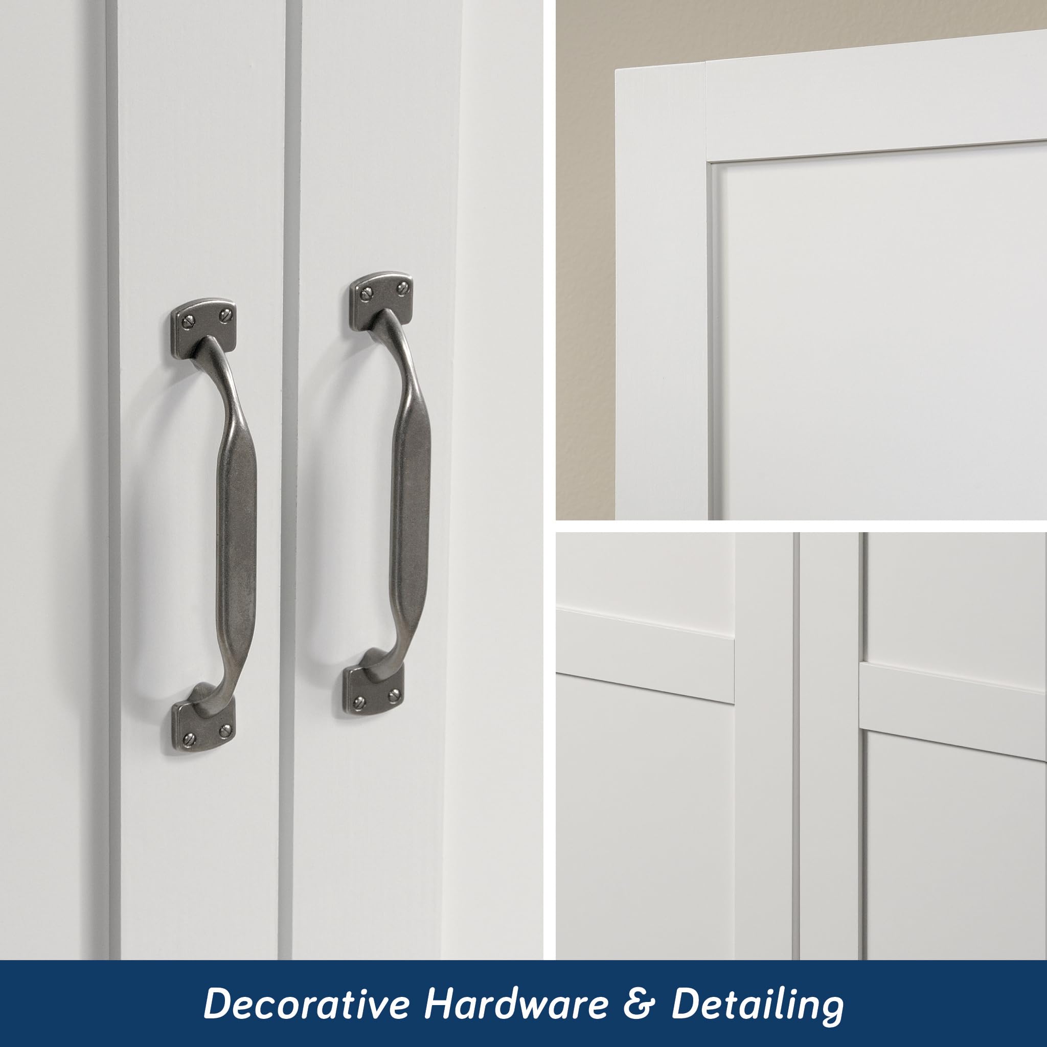 Sauder, Material Reciclado, Suave Color Blanco