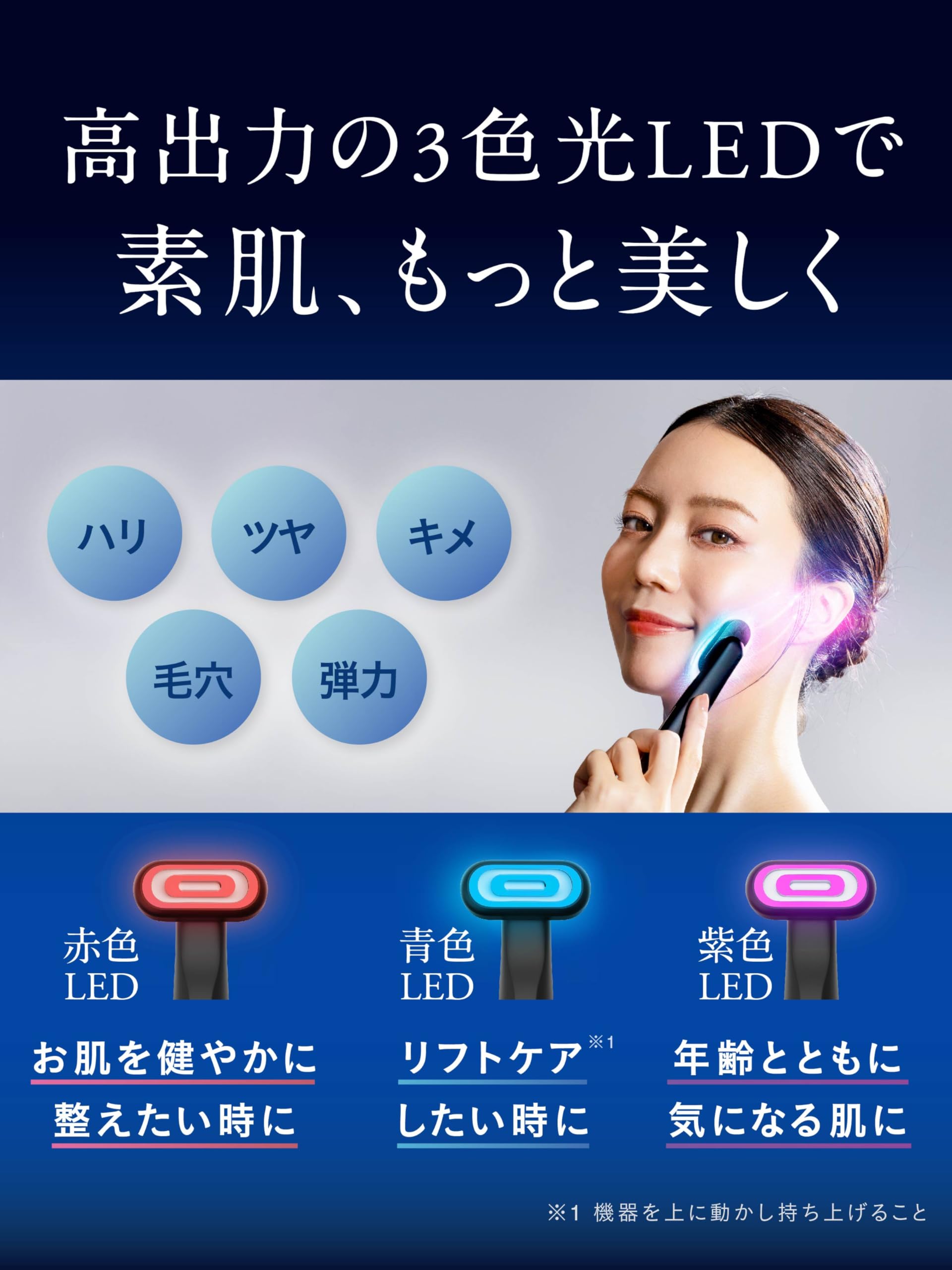 NIPLUX REFINE EYE Eye Facial Beauty Device EMS 3 Color Light LED Vibration Heat 4 in 1 Lift Care Eyes Care Small Face Electric Beauty Appliances Beauty Goods